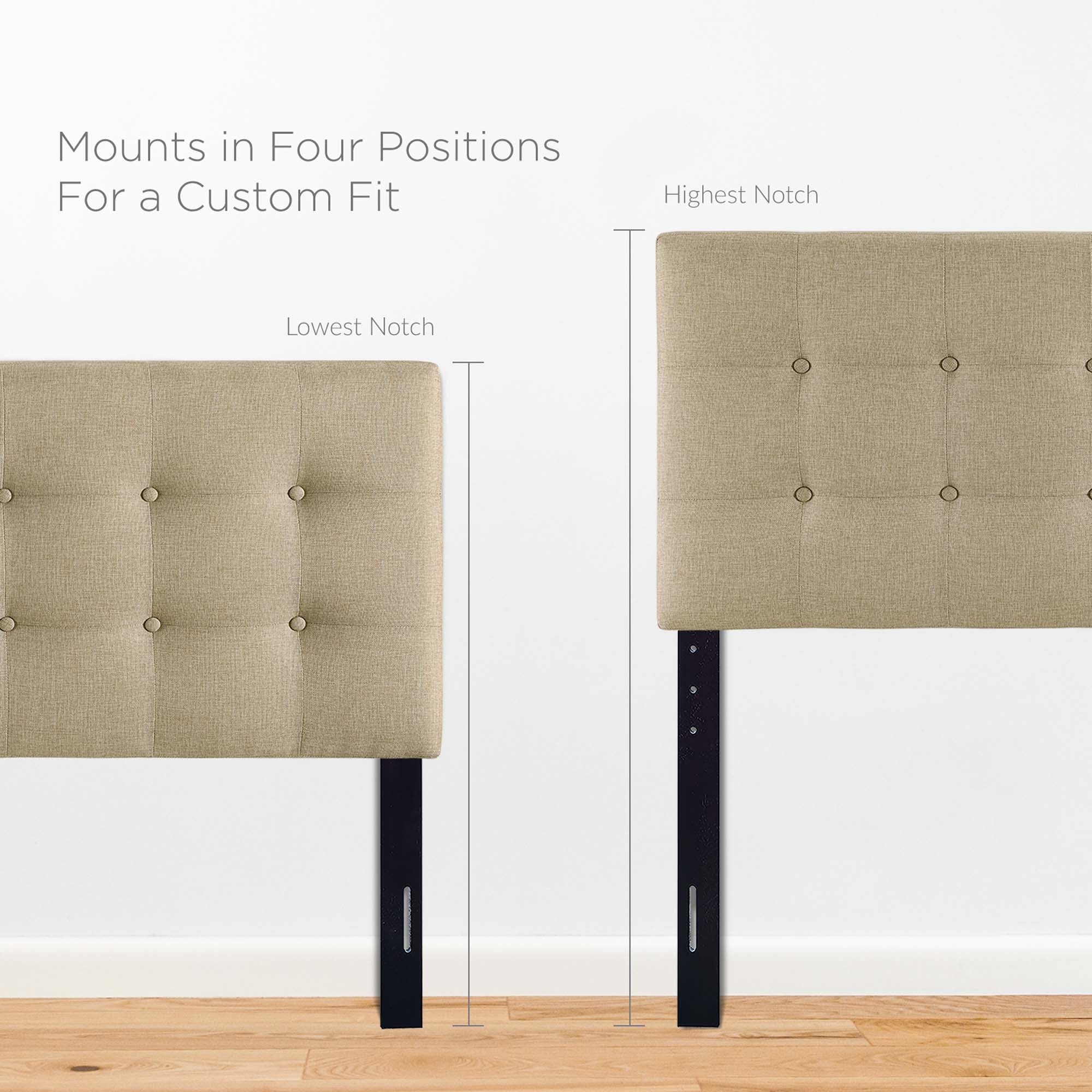 Modway Emily Upholstered Fabric Queen Headboard
