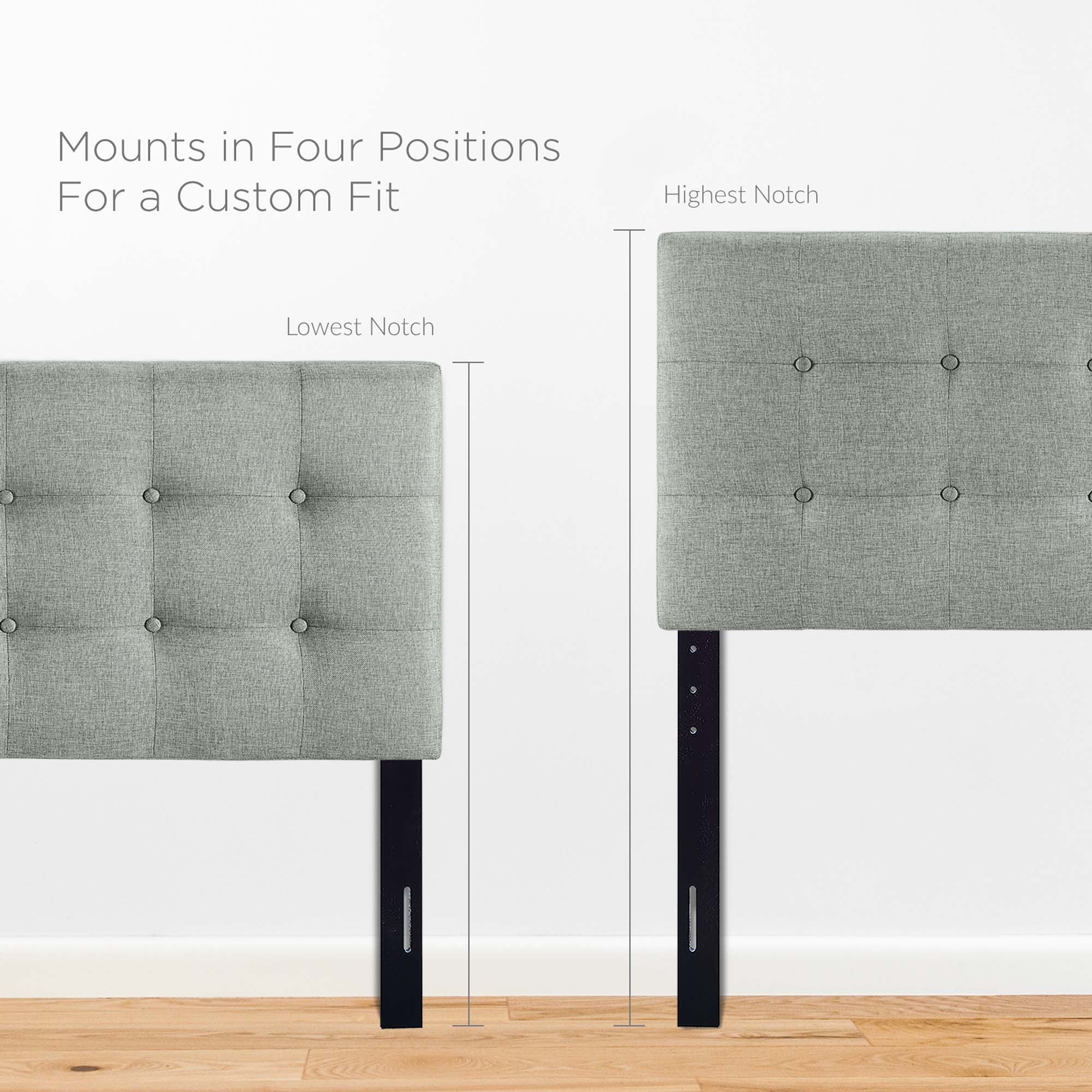 Modway Emily Upholstered Fabric Queen Headboard
