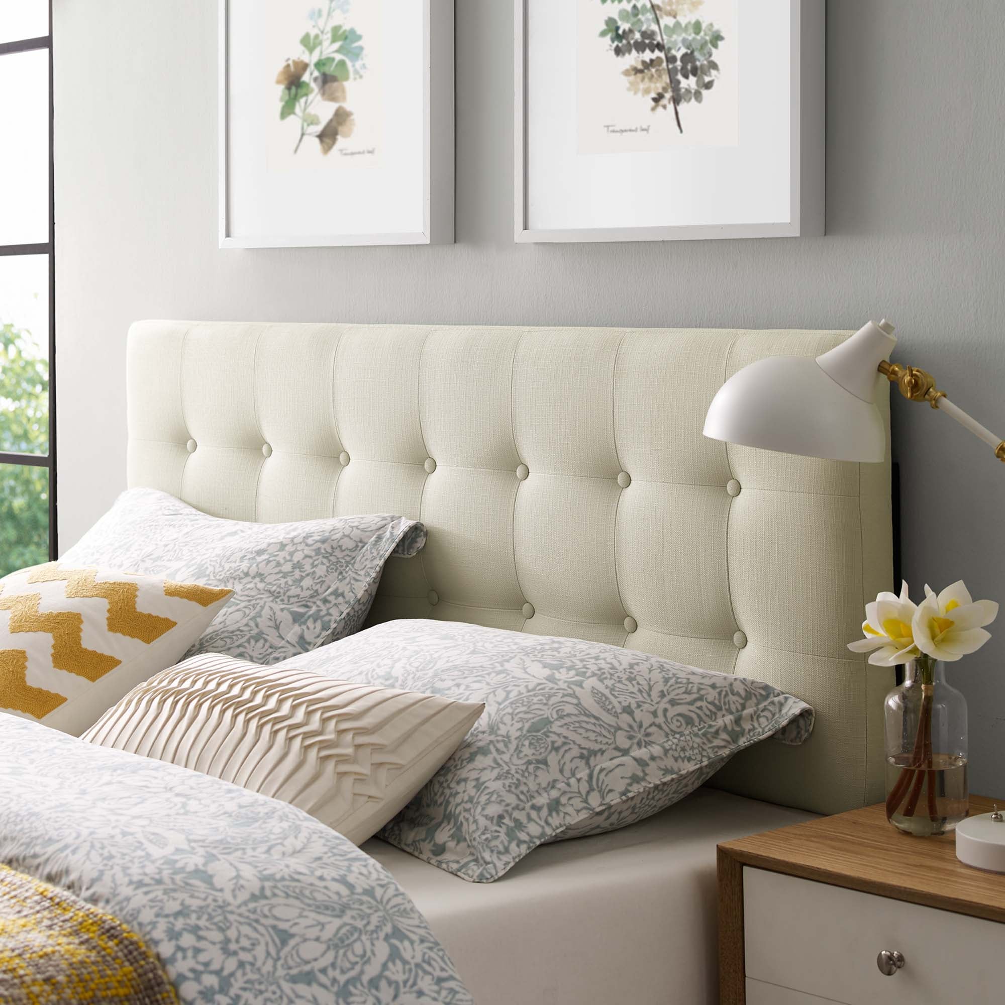 Modway Emily Upholstered Fabric King Headboard