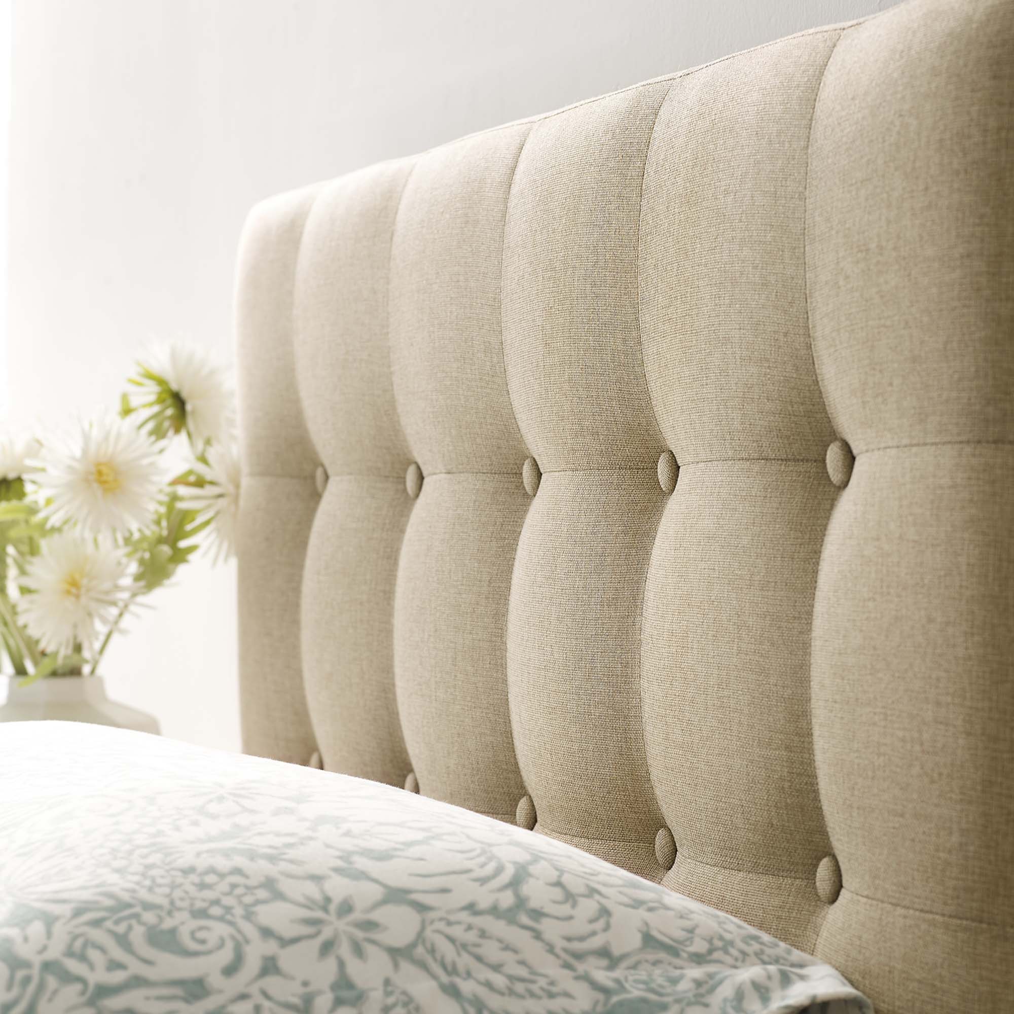 Modway Emily Upholstered Fabric Twin Headboard