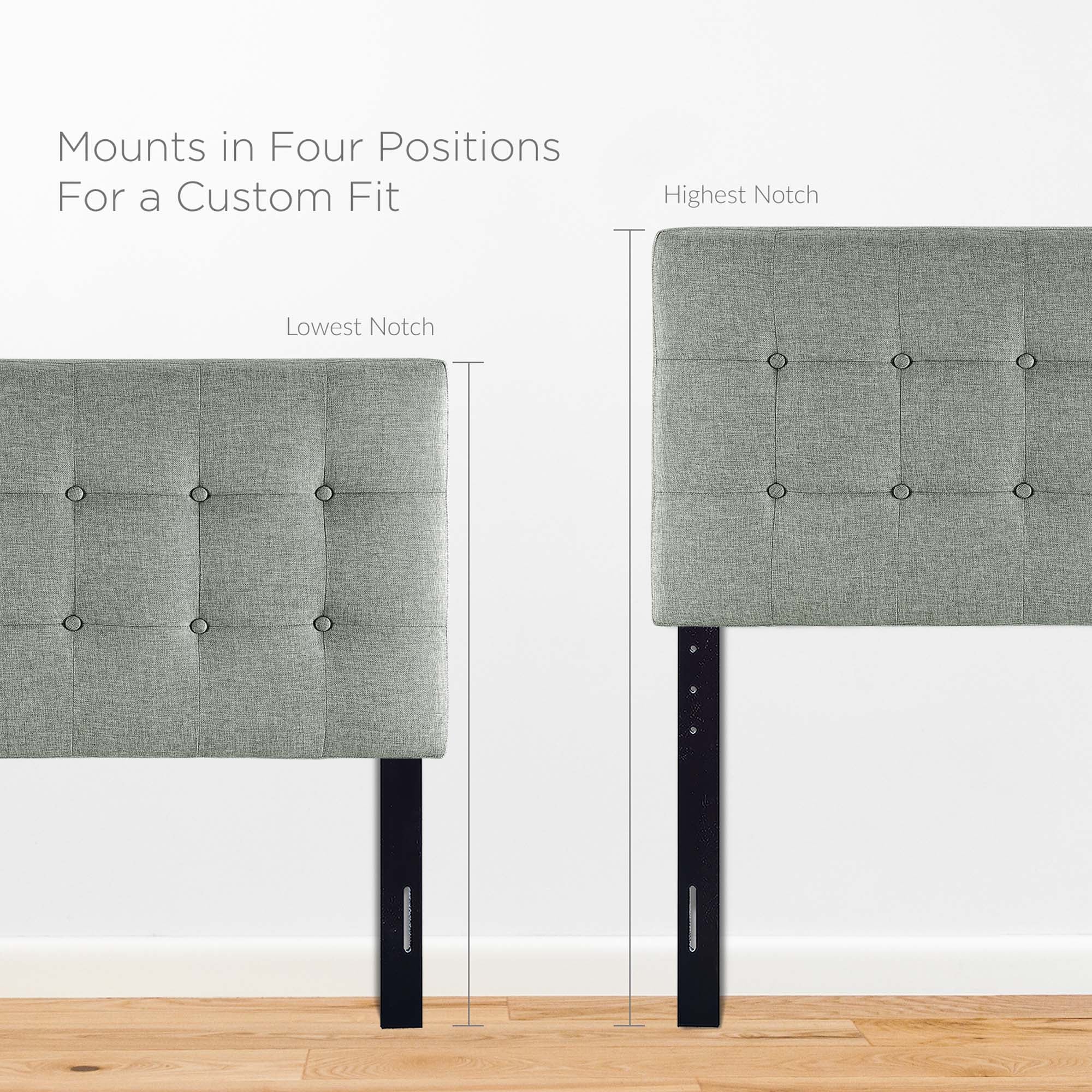 Modway Emily Upholstered Fabric Twin Headboard