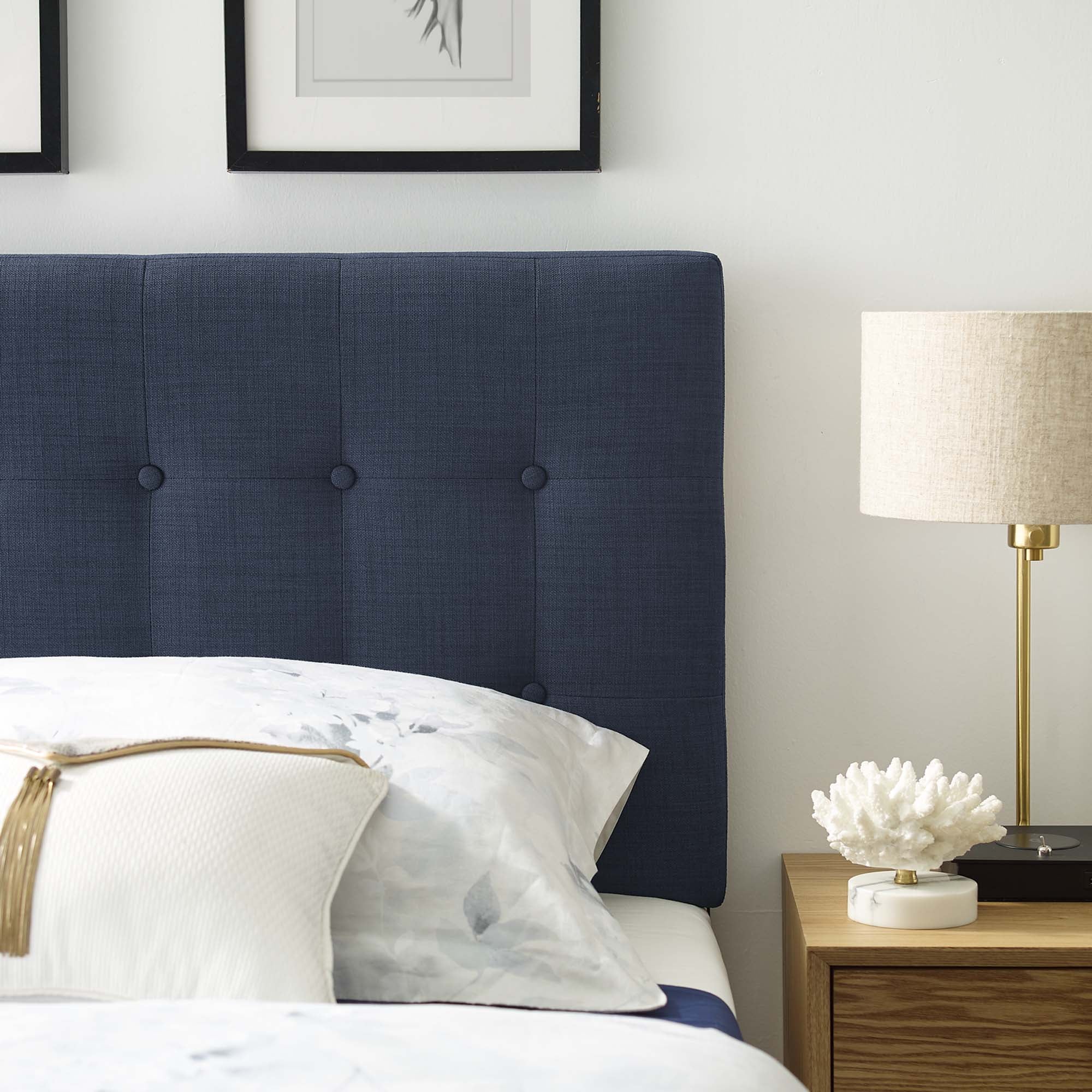 Modway Emily Upholstered Fabric Twin Headboard