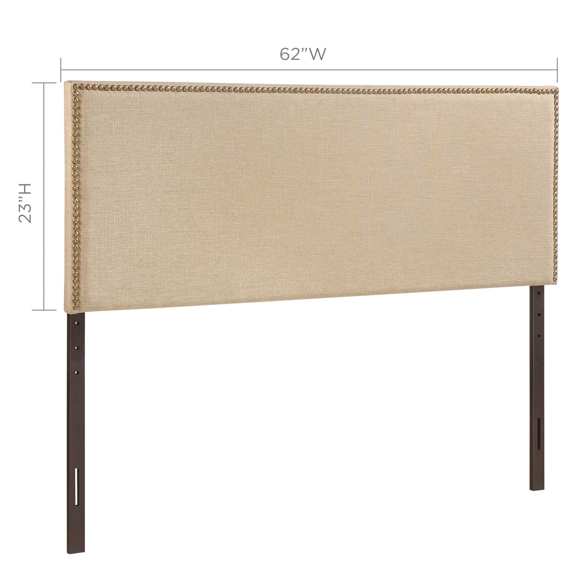 Modway Region Nailhead Upholstered Queen Headboard