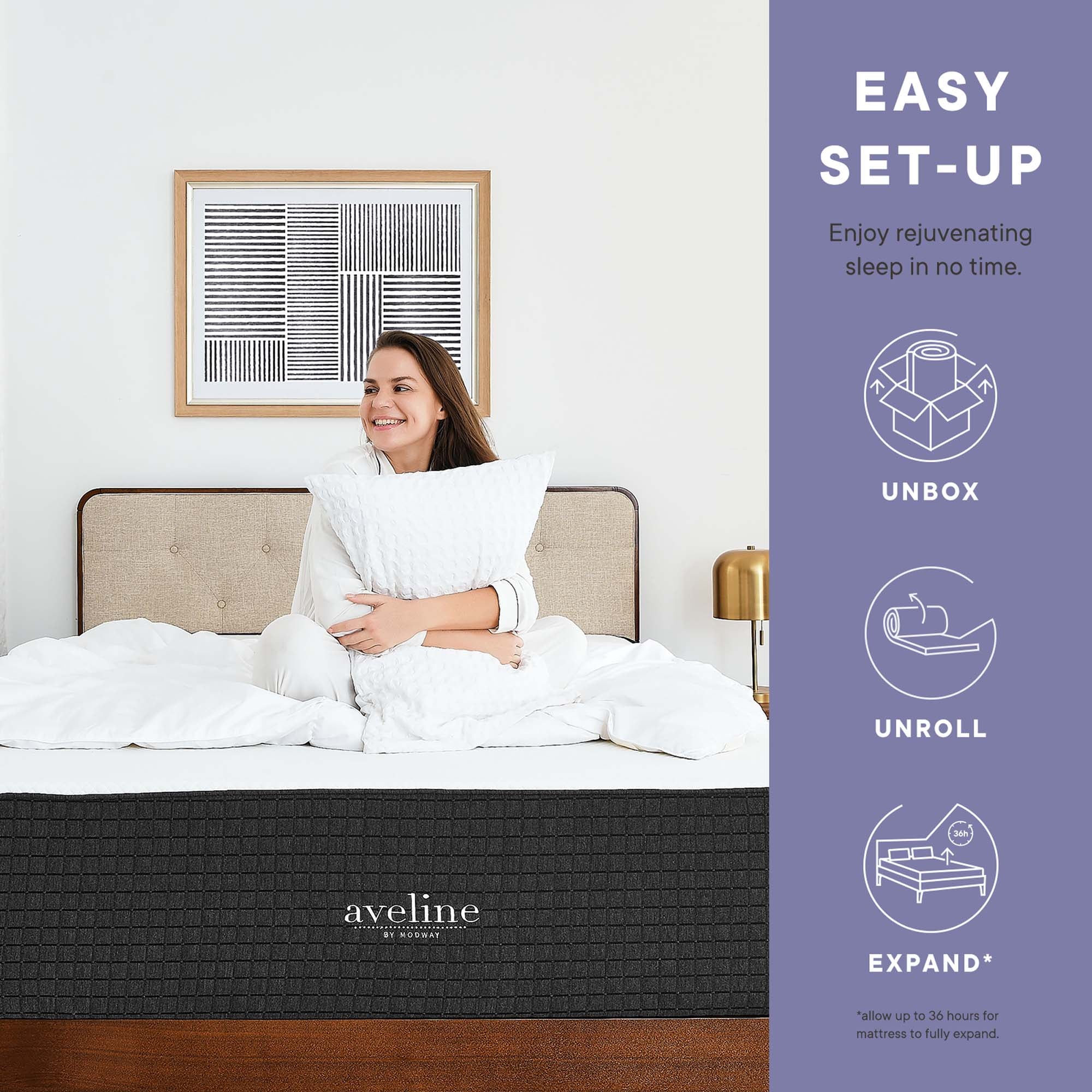 Modway Aveline 8" Full Mattress