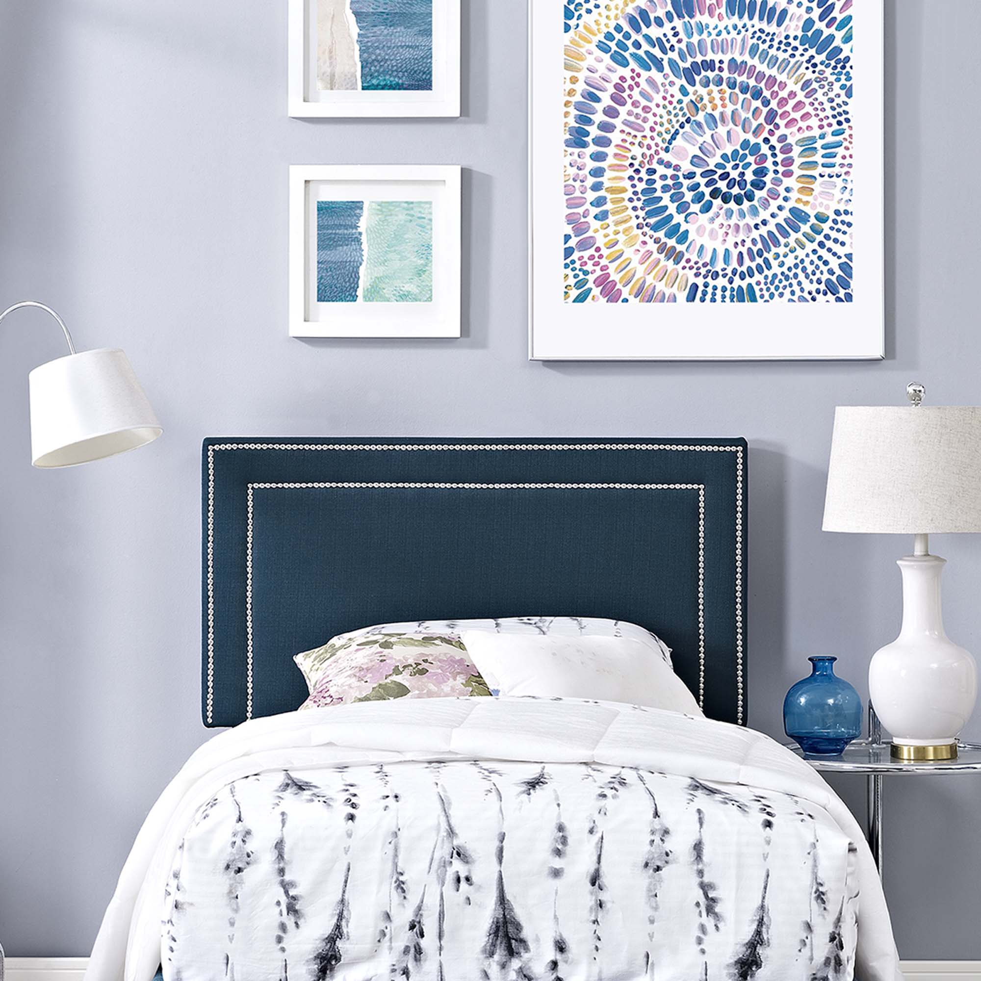 Modway Jessamine Upholstered Fabric Twin Headboard