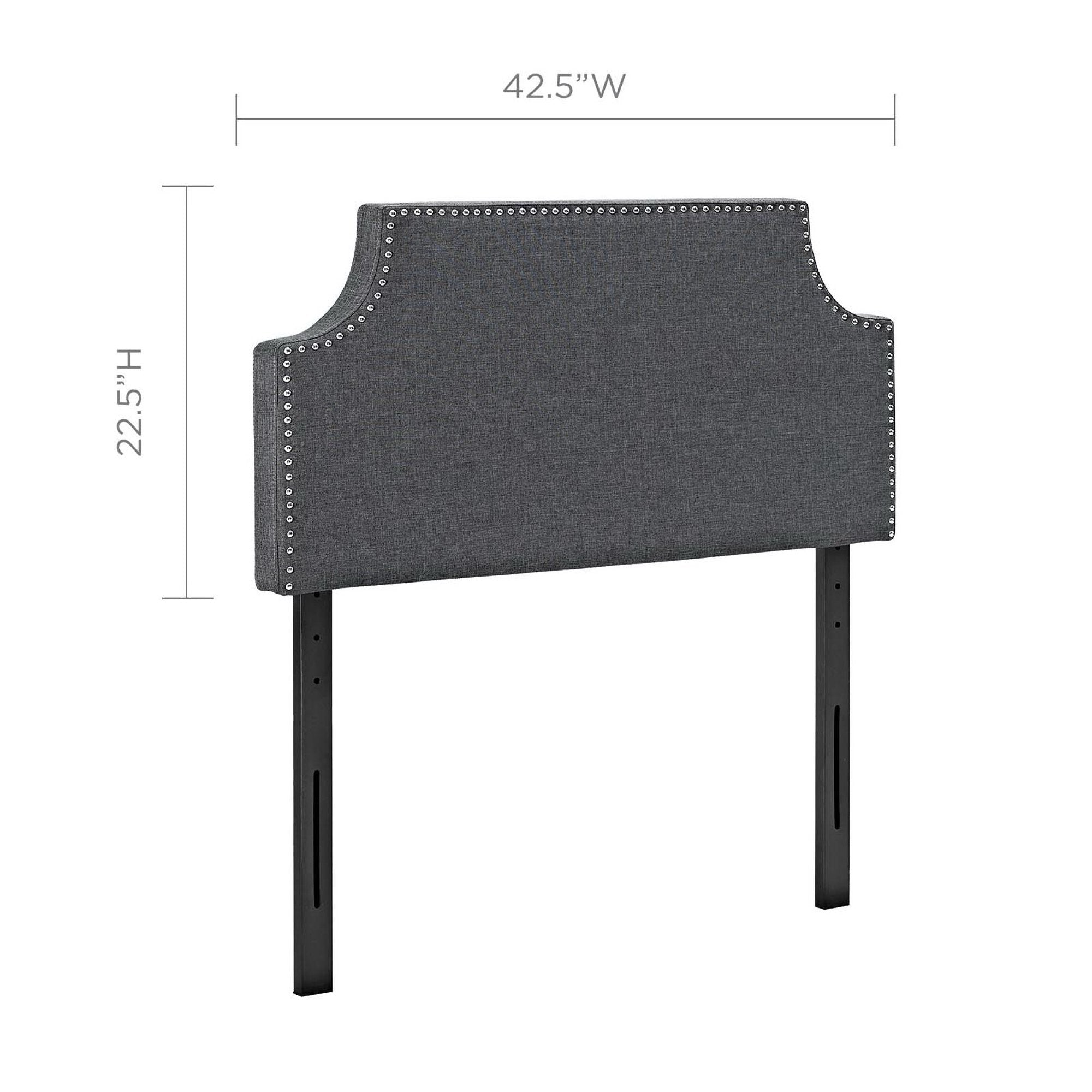 Modway Laura Upholstered Fabric Twin Headboard