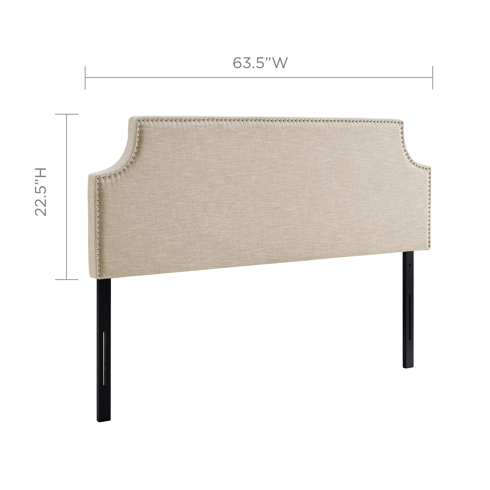 Modway Laura Upholstered Fabric Queen Headboard