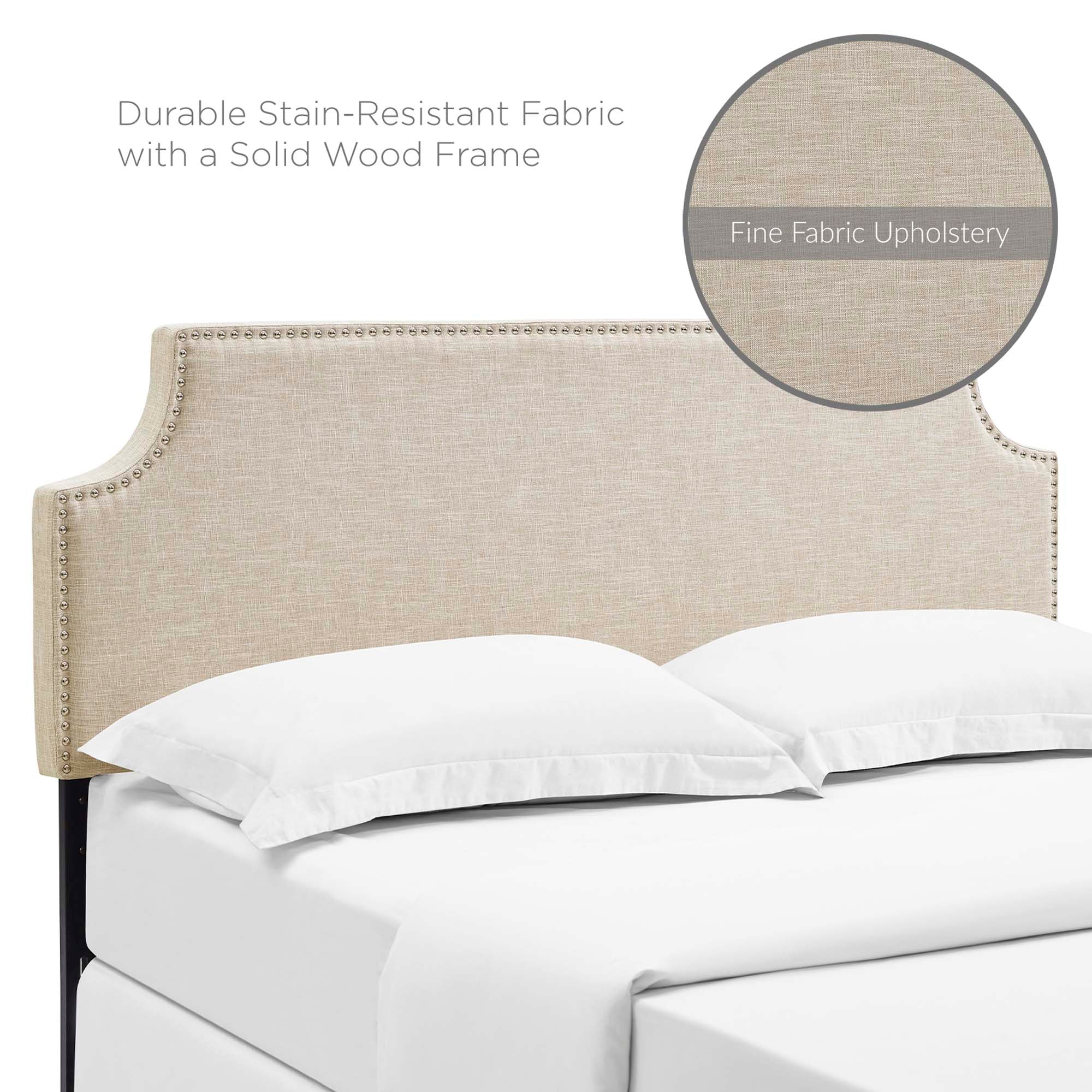 Modway Laura Upholstered Fabric Queen Headboard