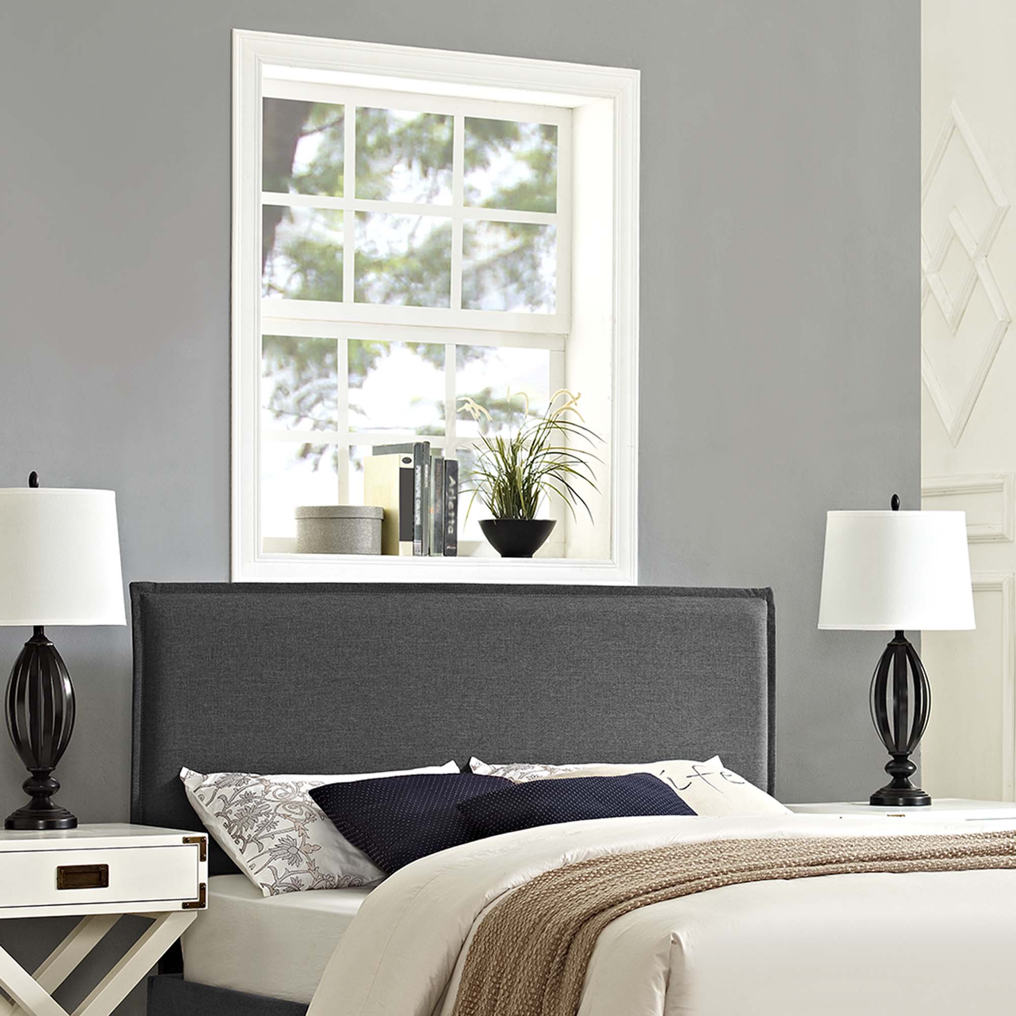 Modway Camille Upholstered Fabric Full Headboard
