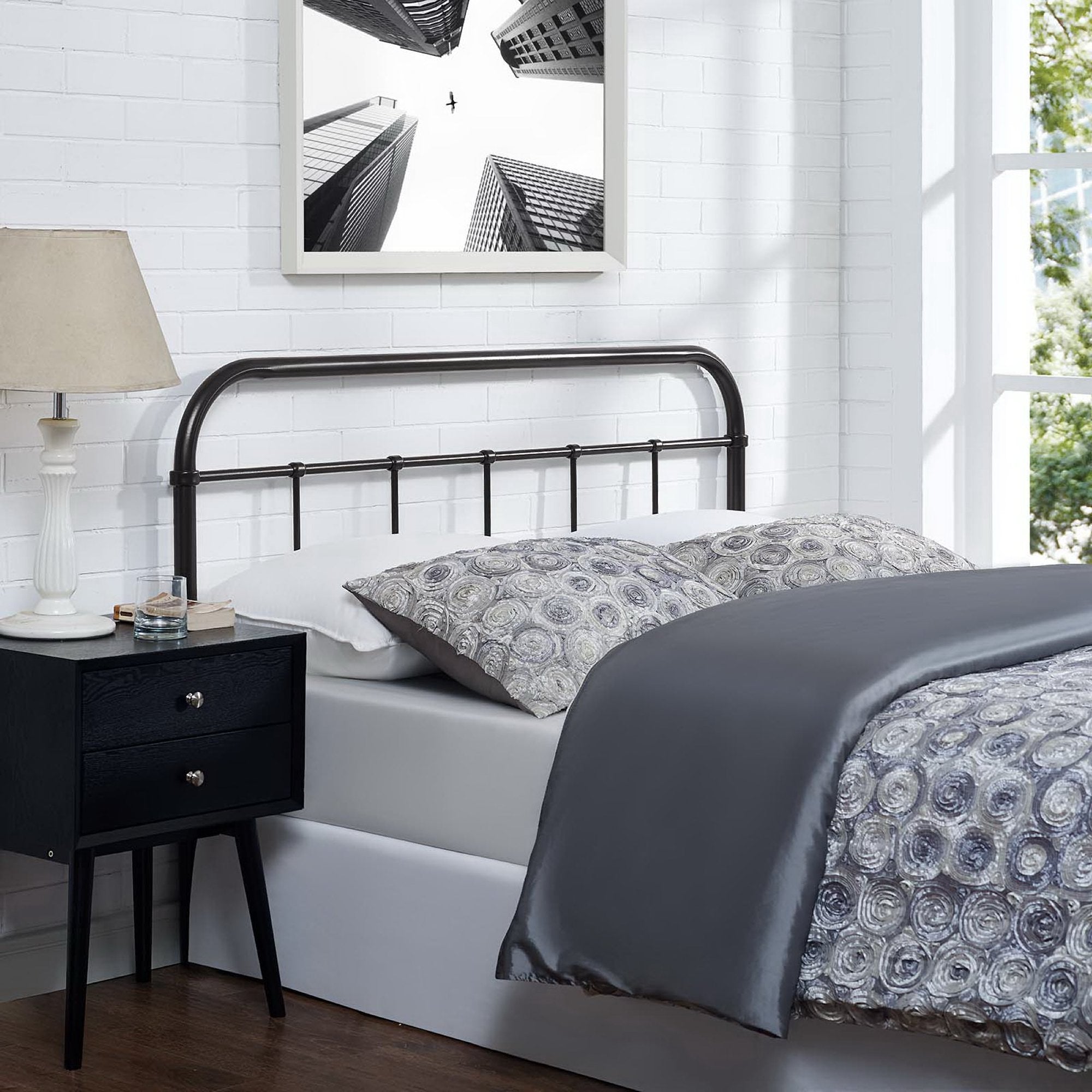 Modway Serena King Steel Headboard
