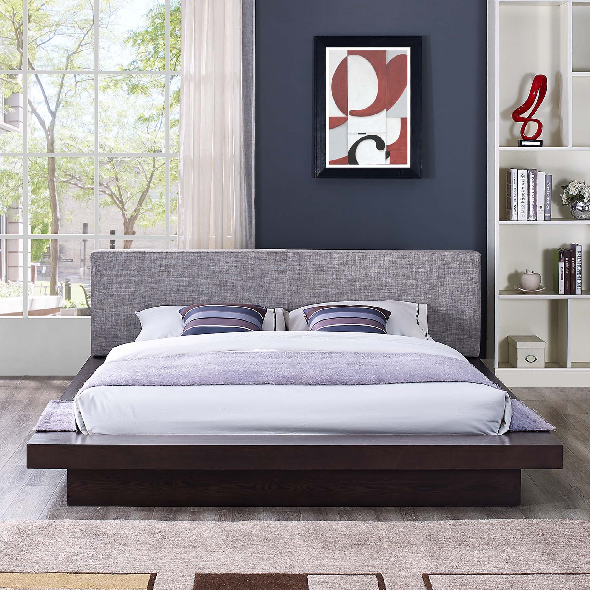 Modway Freja Fabric Queen Platform Bed