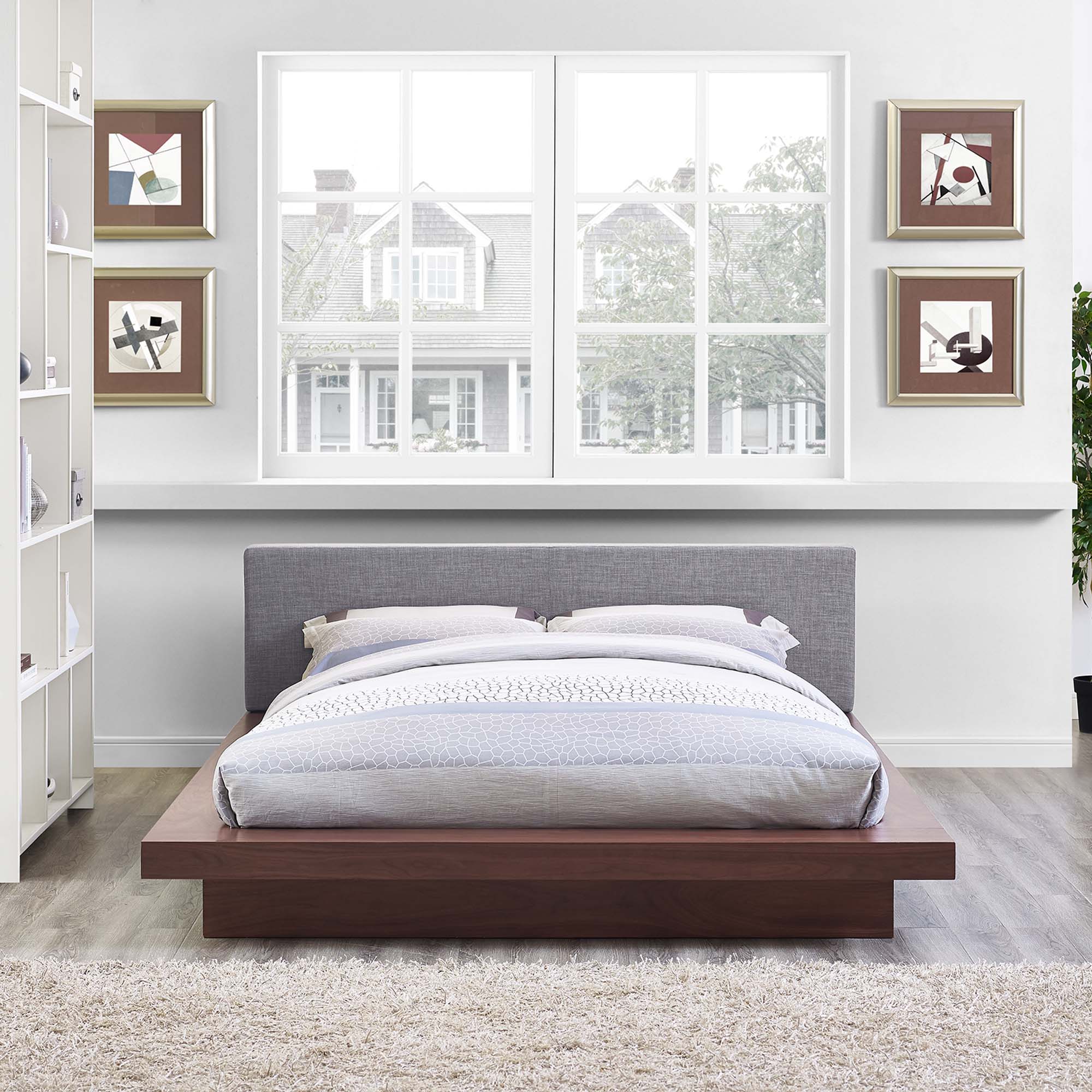 Modway Freja Fabric Queen Platform Bed