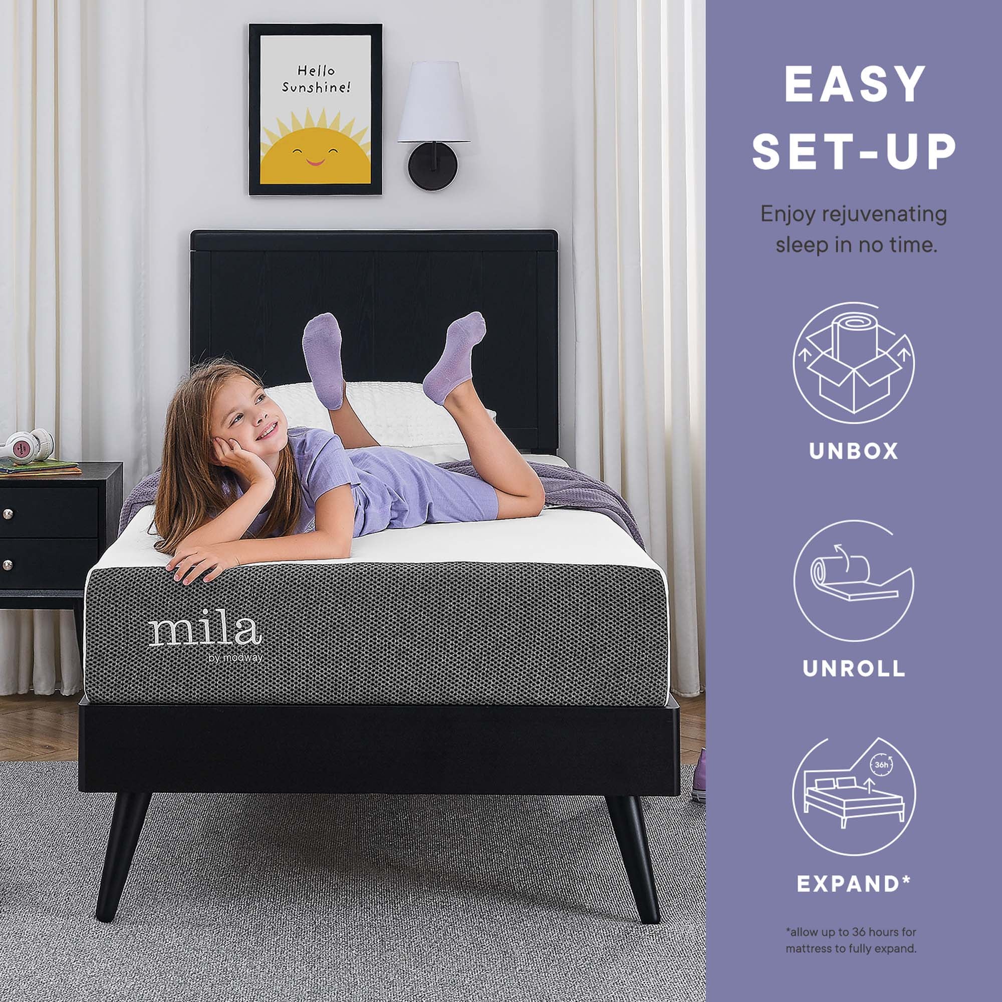 Modway Mila 6" Twin XL Mattress