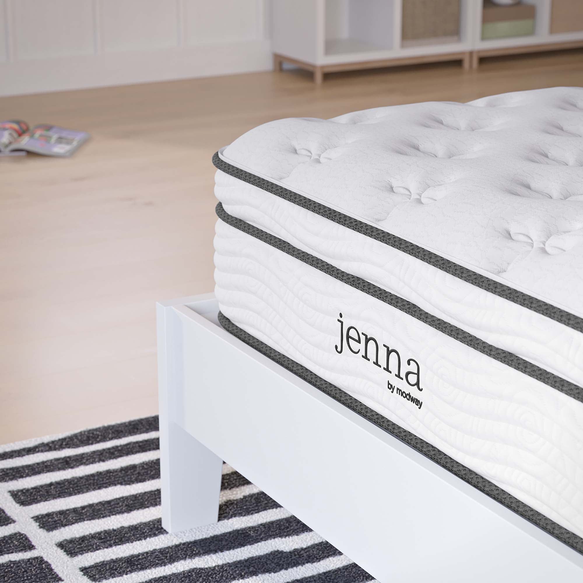 Modway Jenna 10" Innerspring and Foam Twin Mattress
