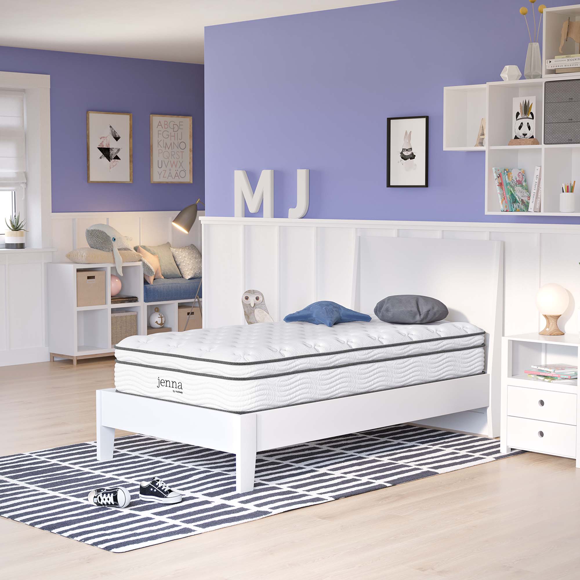 Modway Jenna 10" Innerspring and Foam Twin Mattress