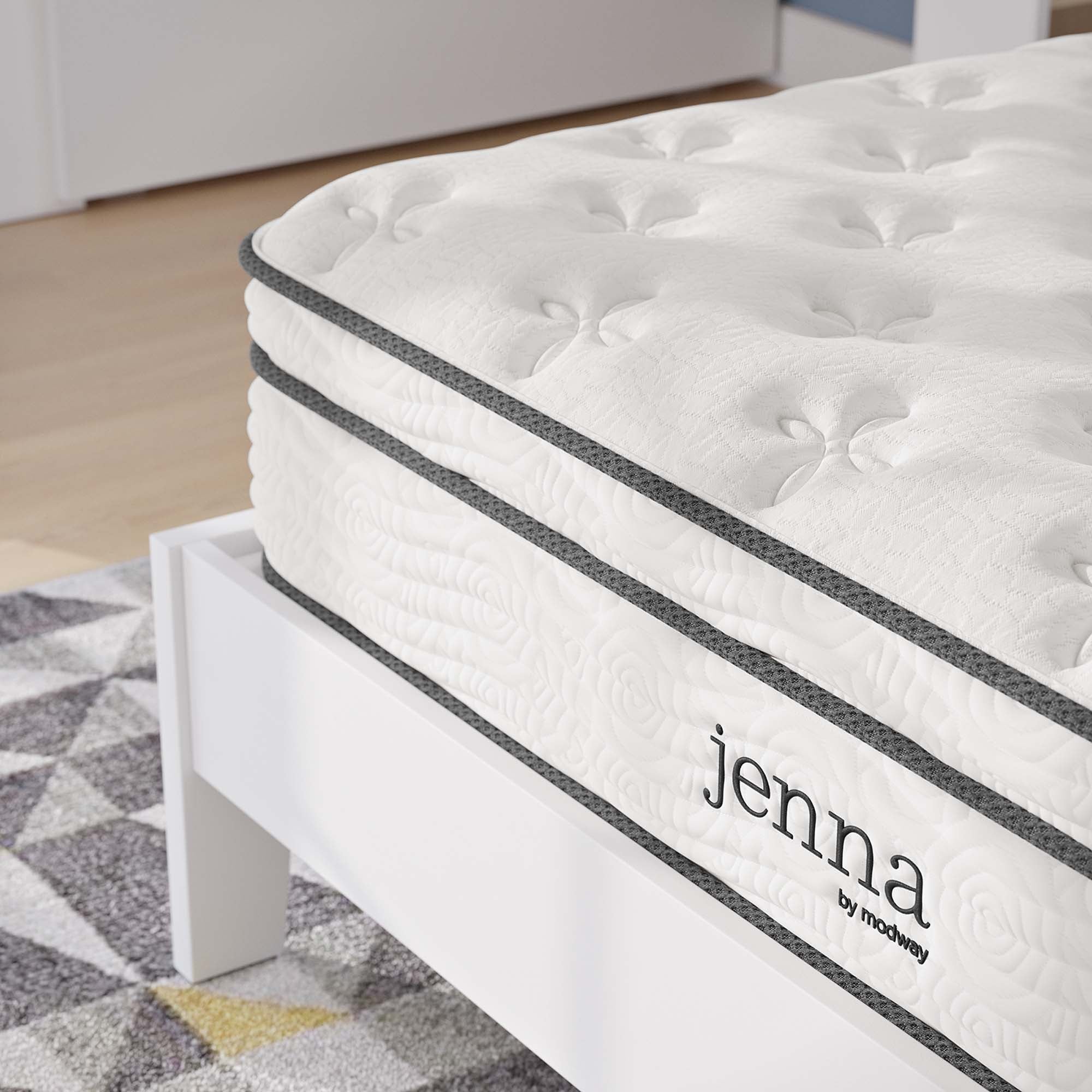 Modway Jenna 10" Innerspring and Foam Full Mattress