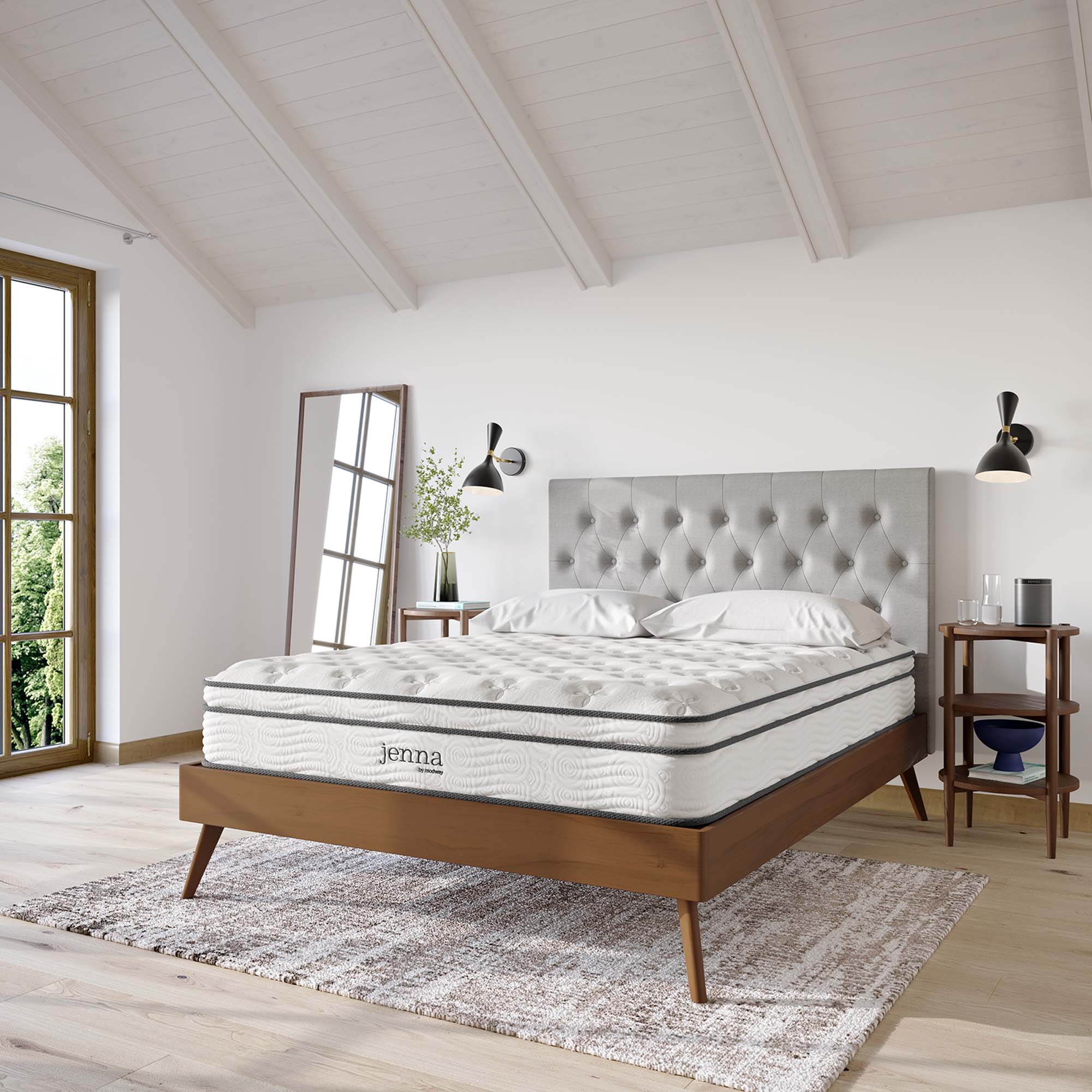 Modway Jenna 10" Innerspring and Foam King Mattress