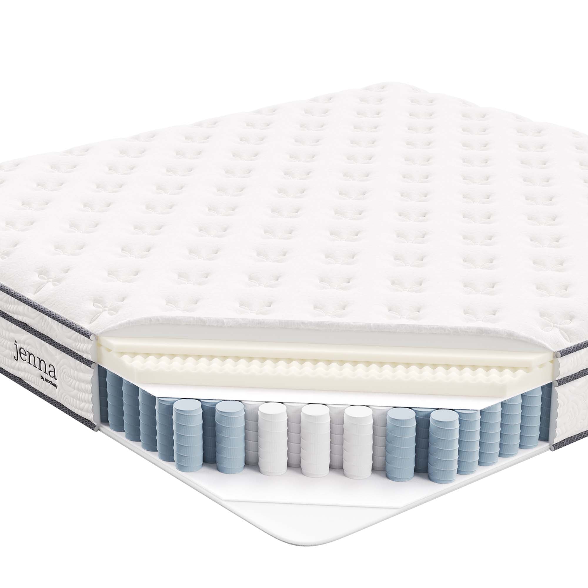 Modway Jenna 10" Innerspring and Foam King Mattress
