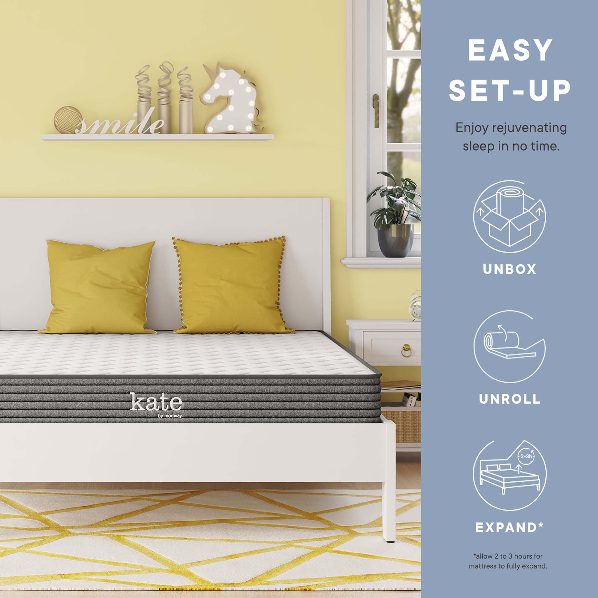 Modway Kate 6" Full Mattress