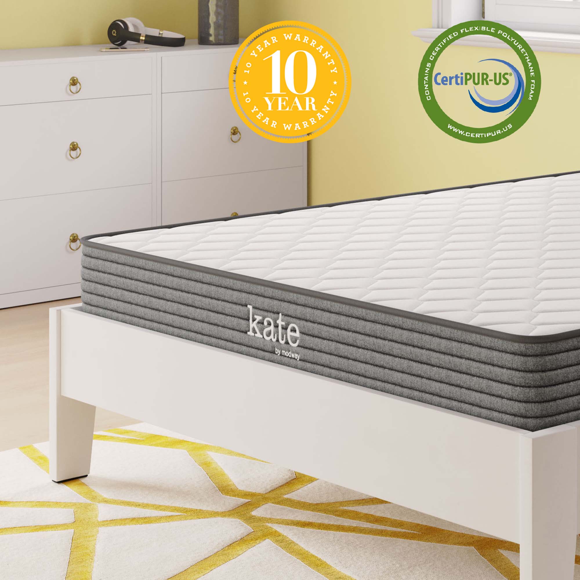 Modway Kate 6" Full Mattress
