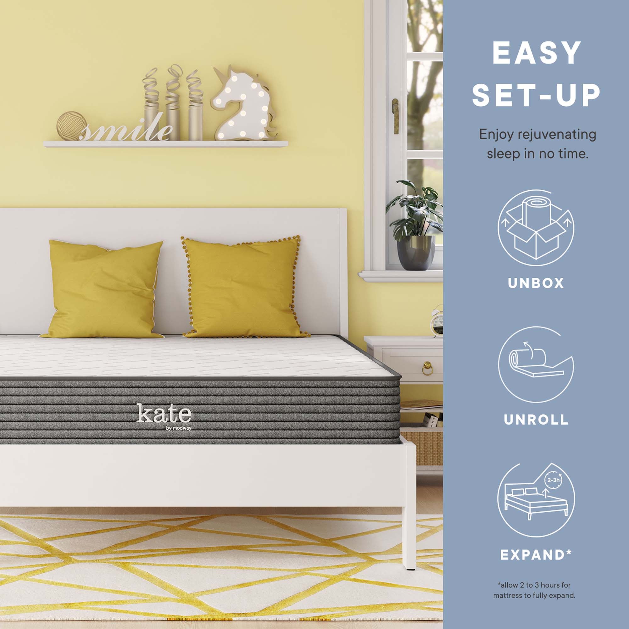 Modway Kate 8" Full Mattress