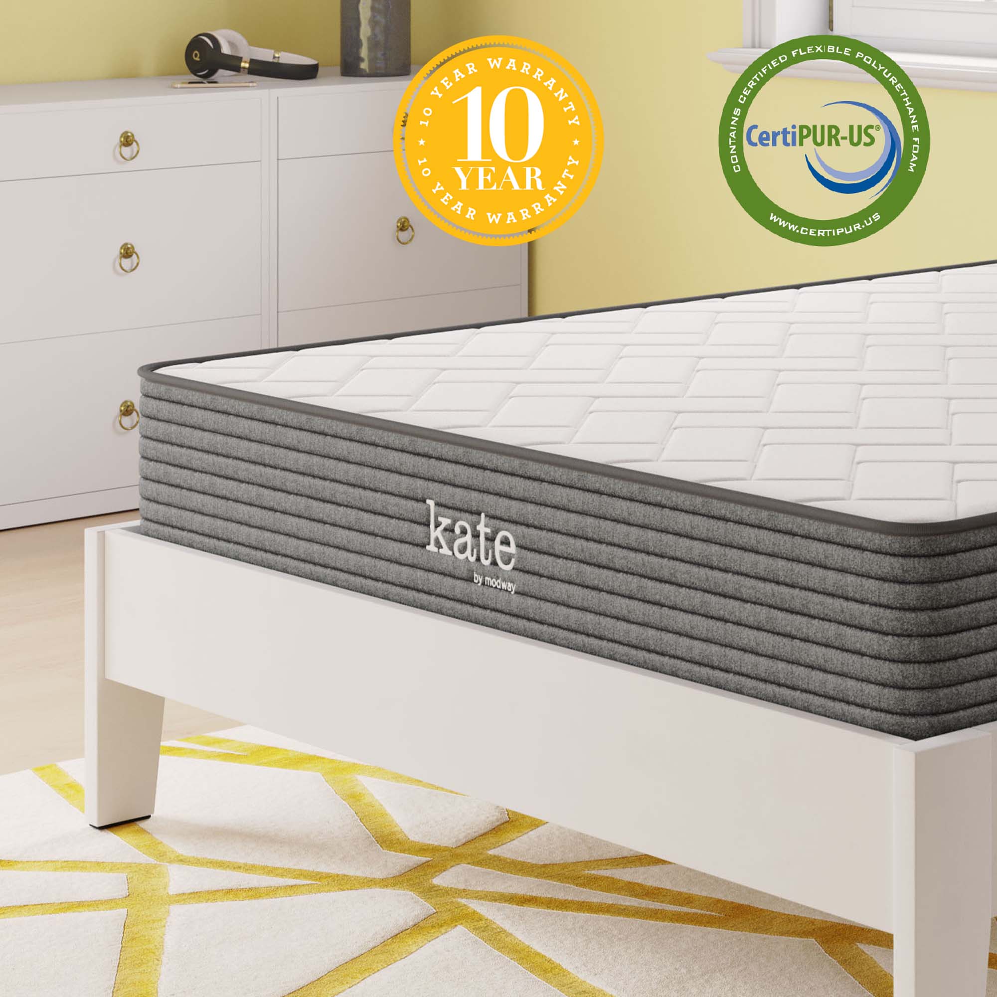 Modway Kate 8" Full Mattress