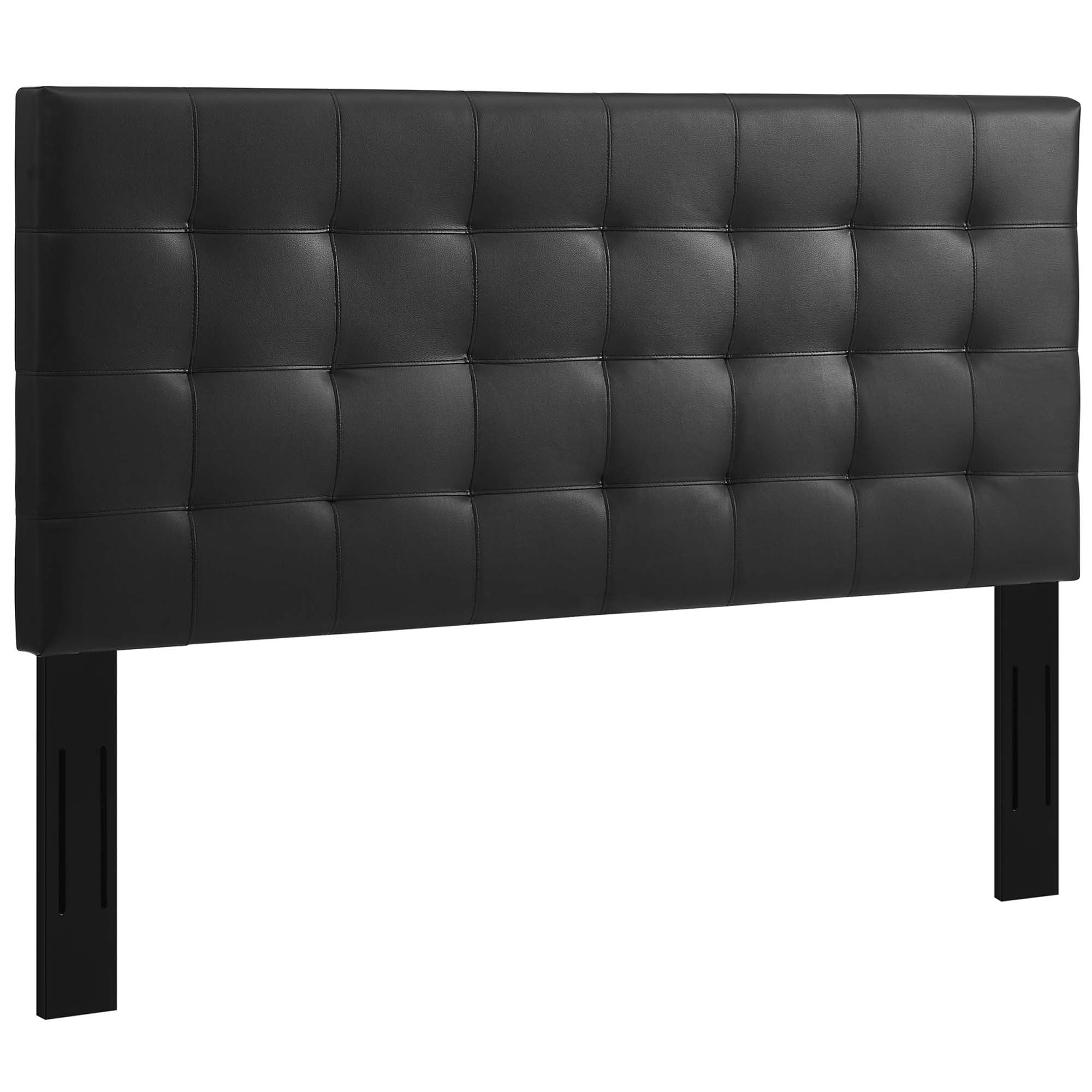 Modway Paisley Tufted Upholstered Faux Leather Full / Queen Headboard