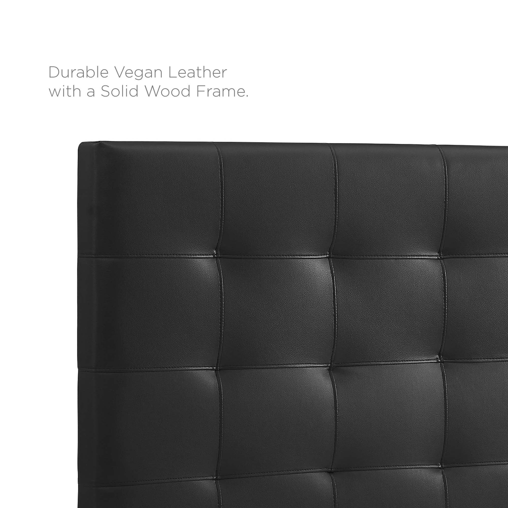 Modway Paisley Tufted Upholstered Faux Leather King and California King Headboard