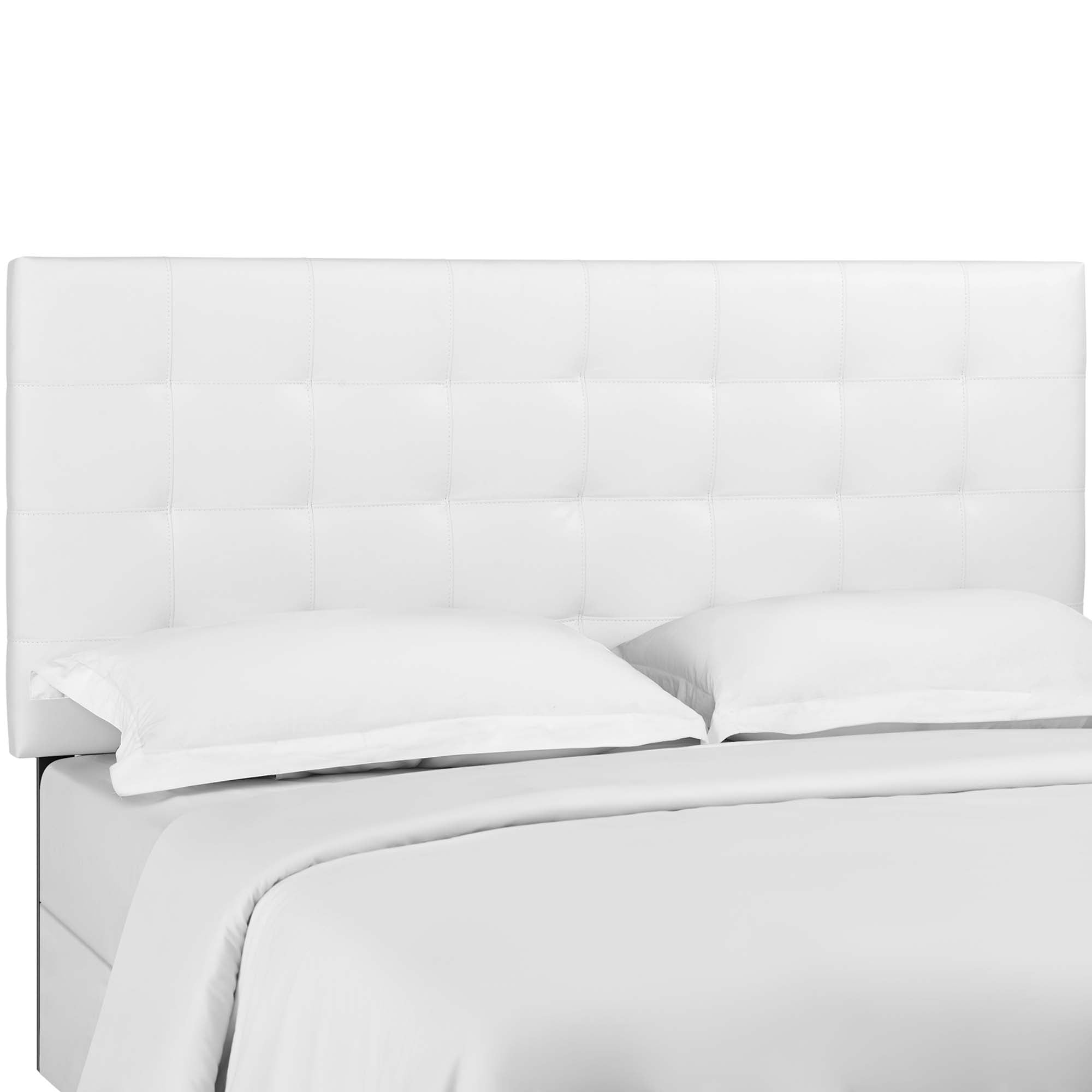 Modway Paisley Tufted Upholstered Faux Leather King and California King Headboard