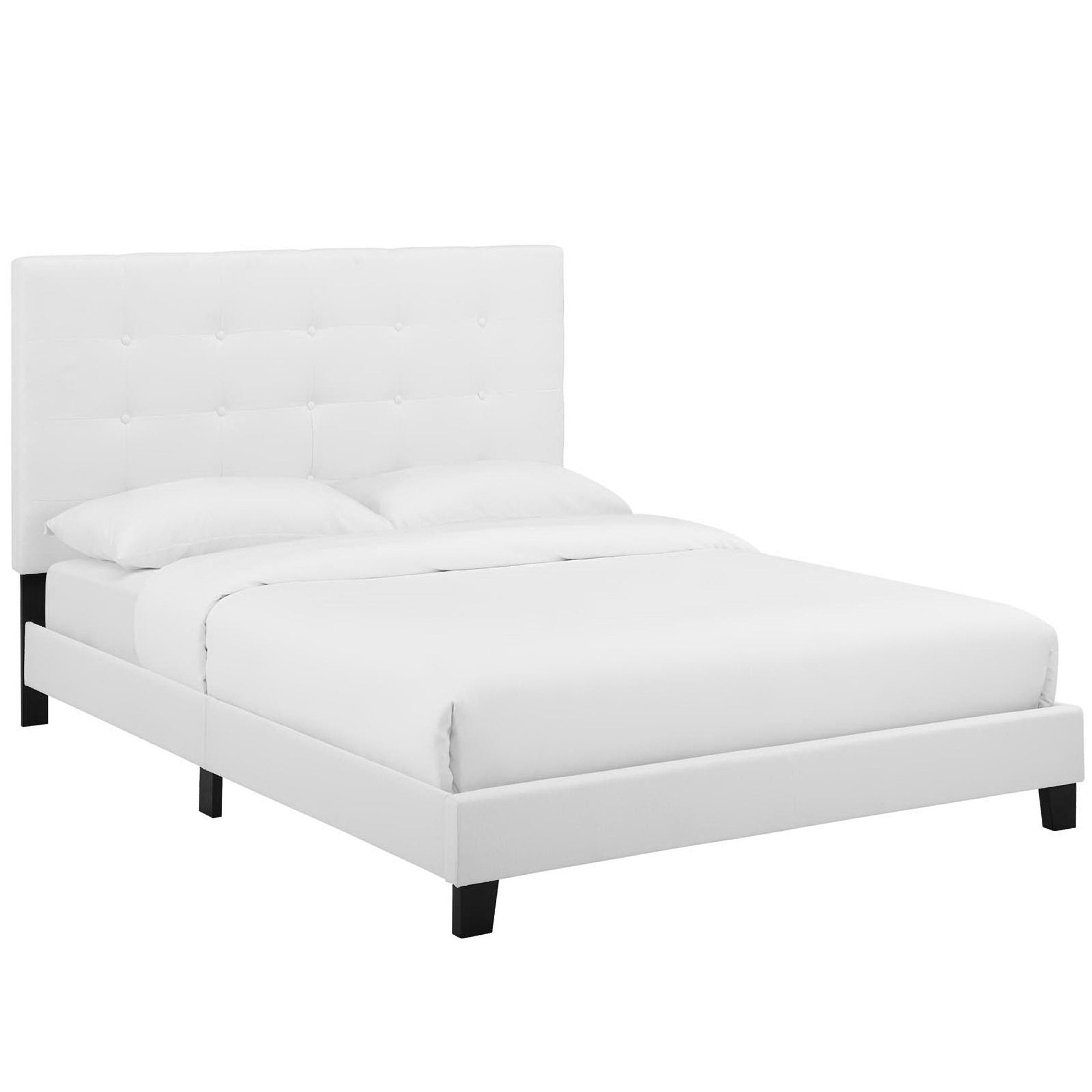 Modway Melanie Tufted Button Upholstered Fabric Full Platform Bed
