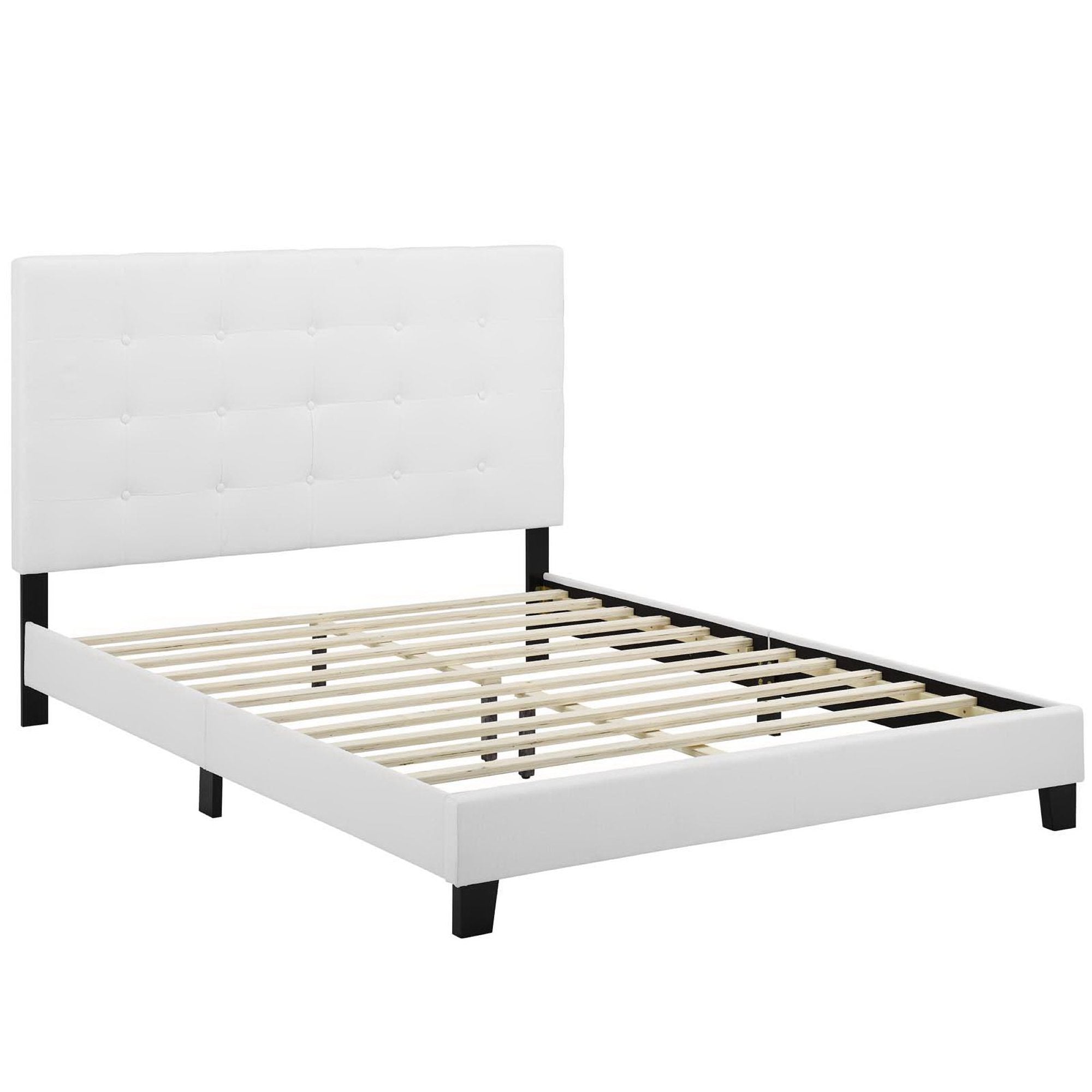 Modway Melanie Tufted Button Upholstered Fabric Full Platform Bed