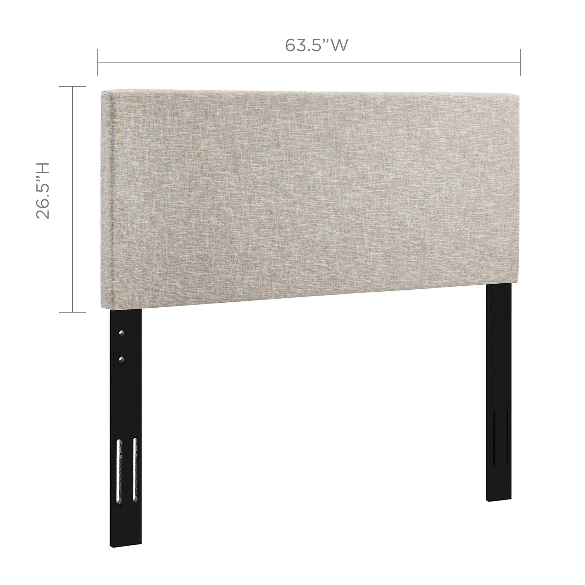 Modway Taylor Upholstered Linen Fabric Full / Queen Headboard