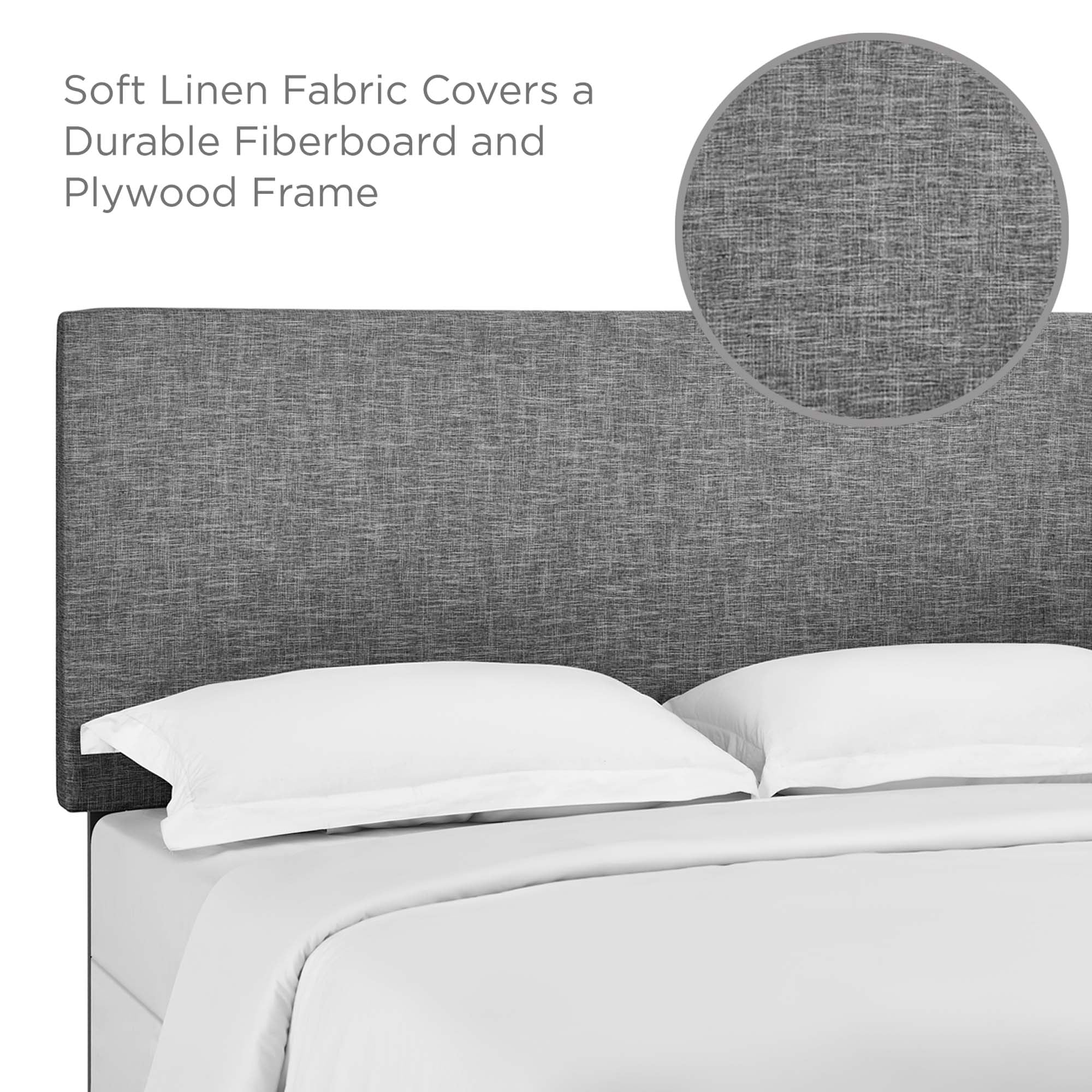 Modway Taylor Upholstered Linen Fabric Full / Queen Headboard