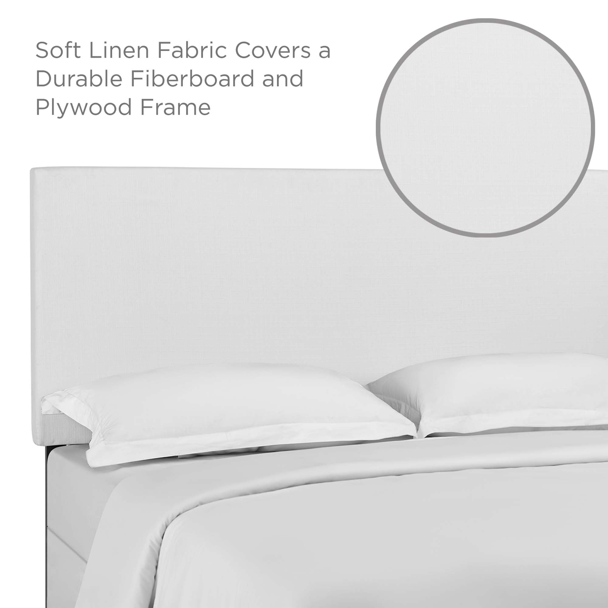 Modway Taylor Upholstered Linen Fabric Full / Queen Headboard