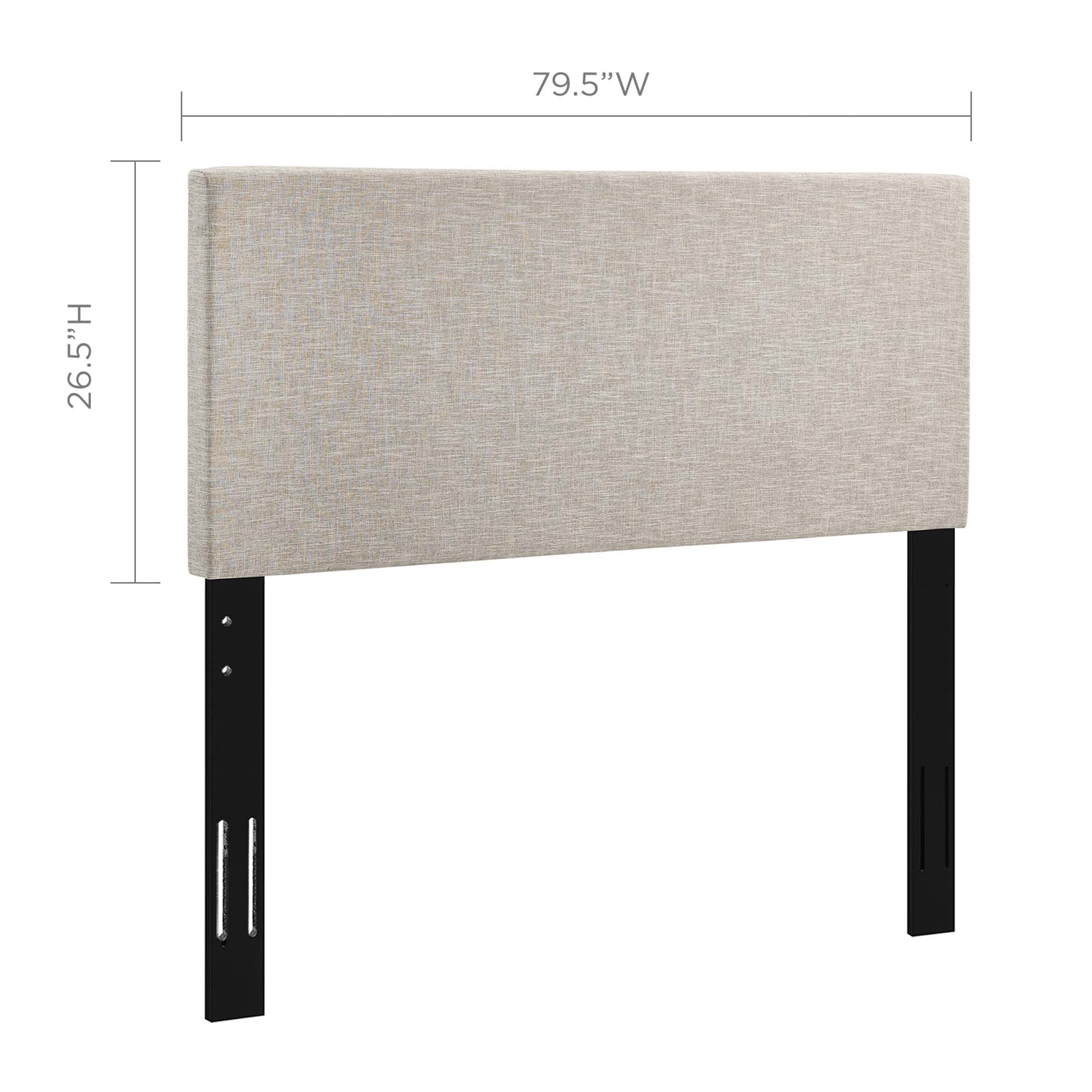 Modway Taylor Upholstered Linen Fabric King and California King Headboard