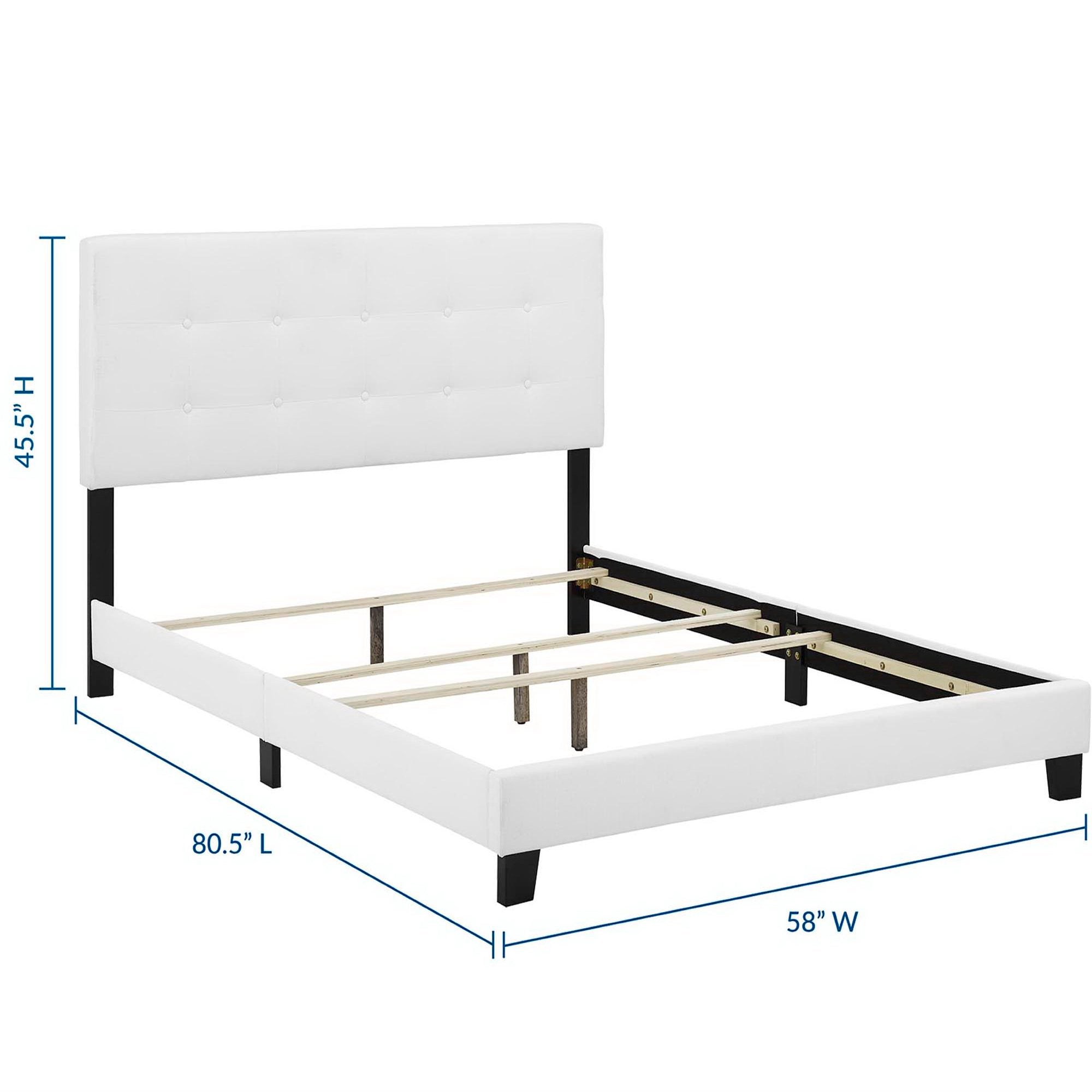 Modway Amira Upholstered Fabric Full Bed