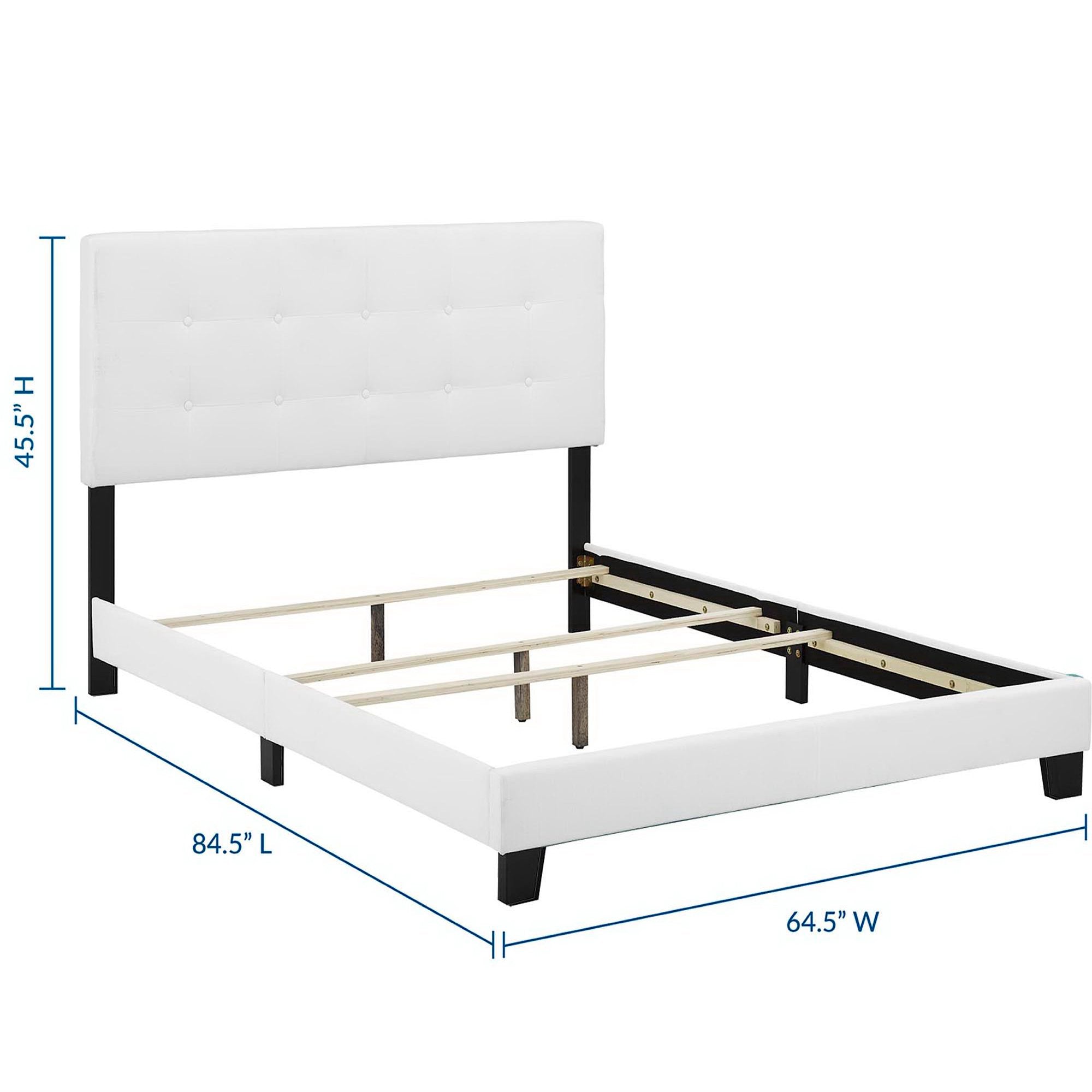 Modway Amira Upholstered Fabric Queen Bed
