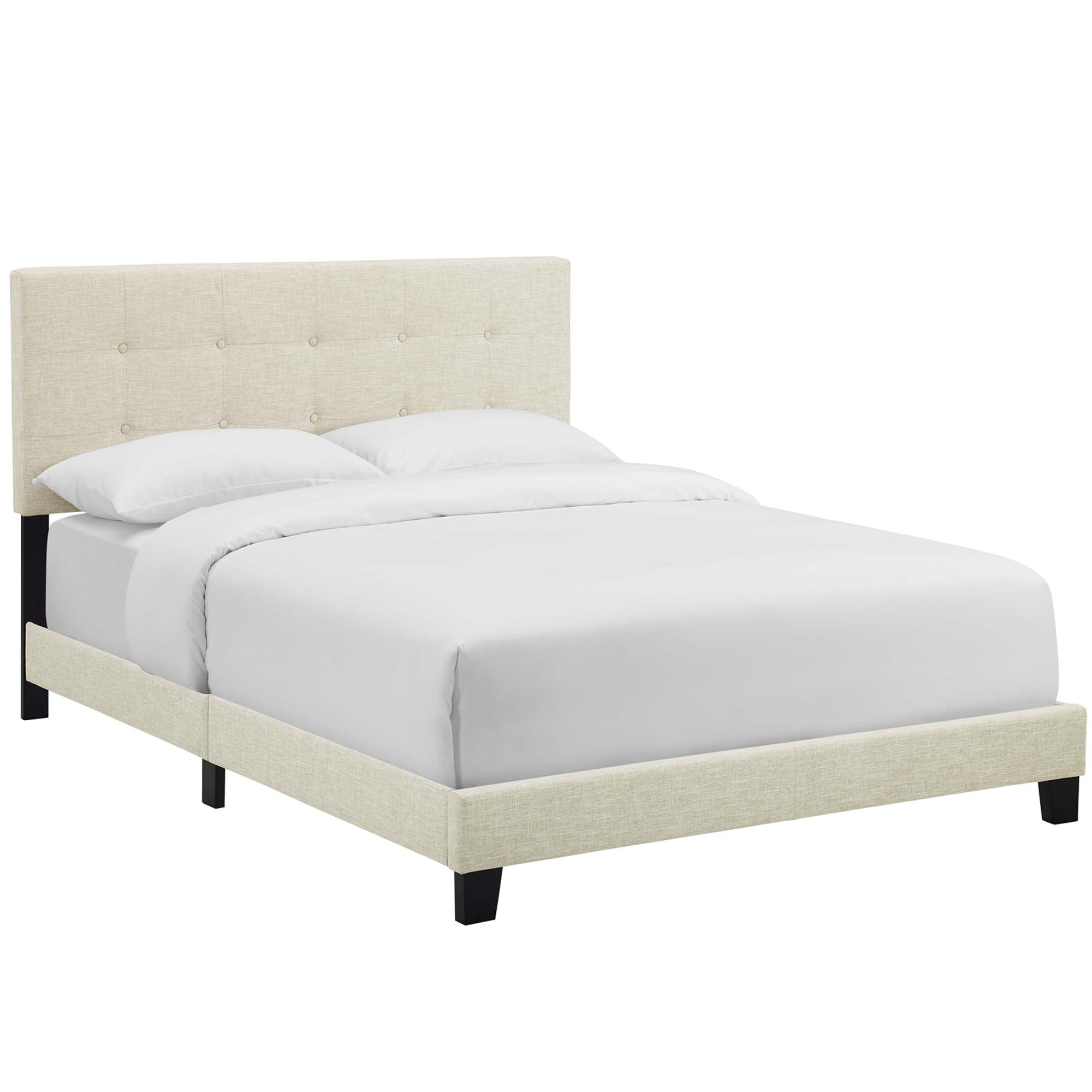 Modway Amira Upholstered Fabric King Bed