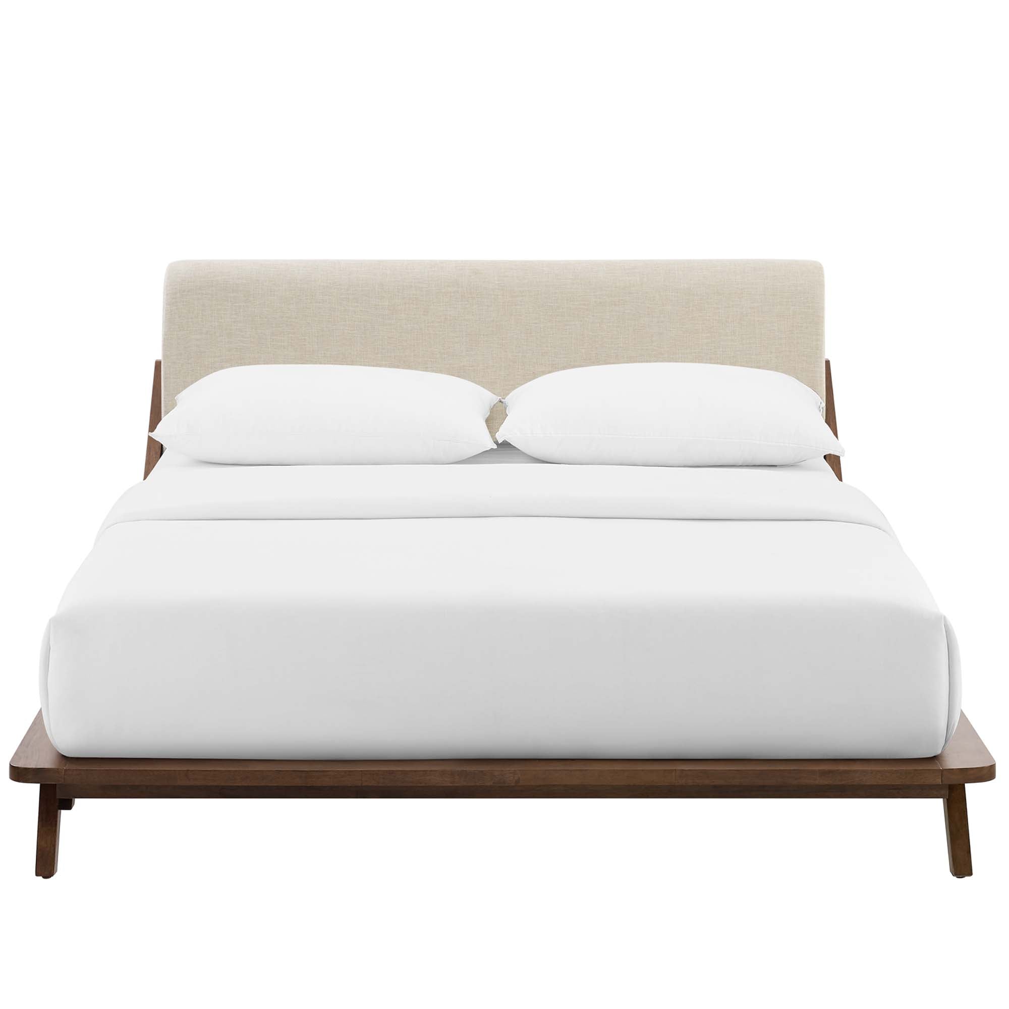 Modway Luella Upholstered Fabric Queen Platform Bed