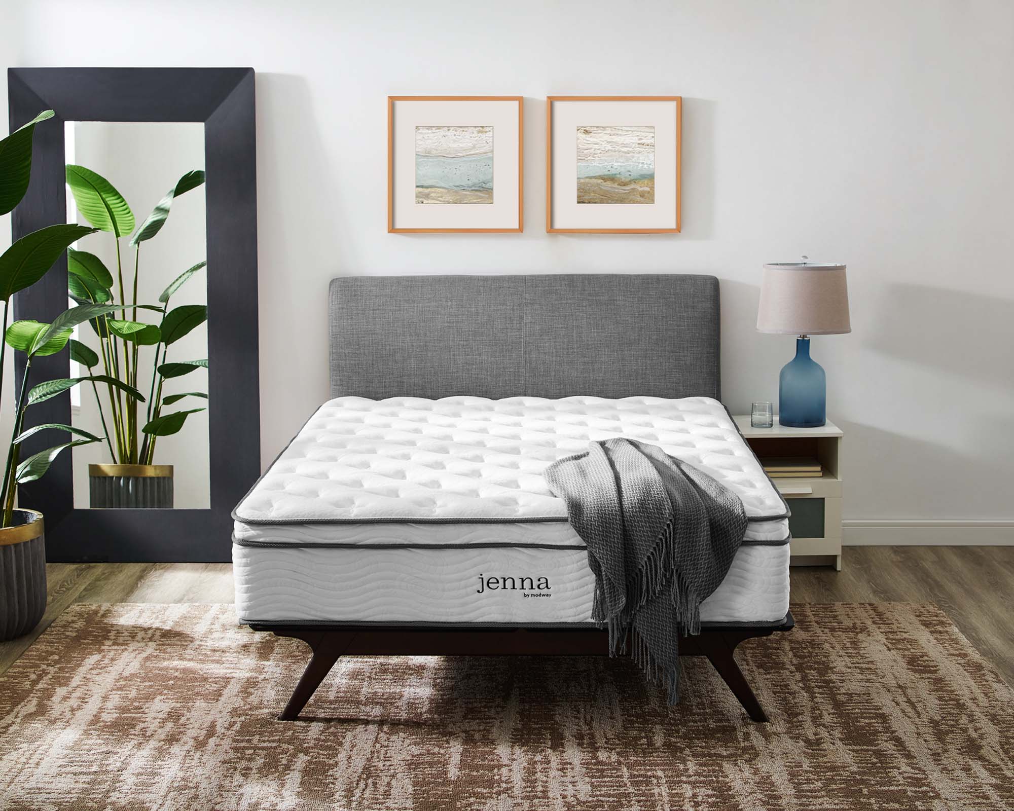 Modway Jenna 14" Innerspring and Foam Twin Mattress