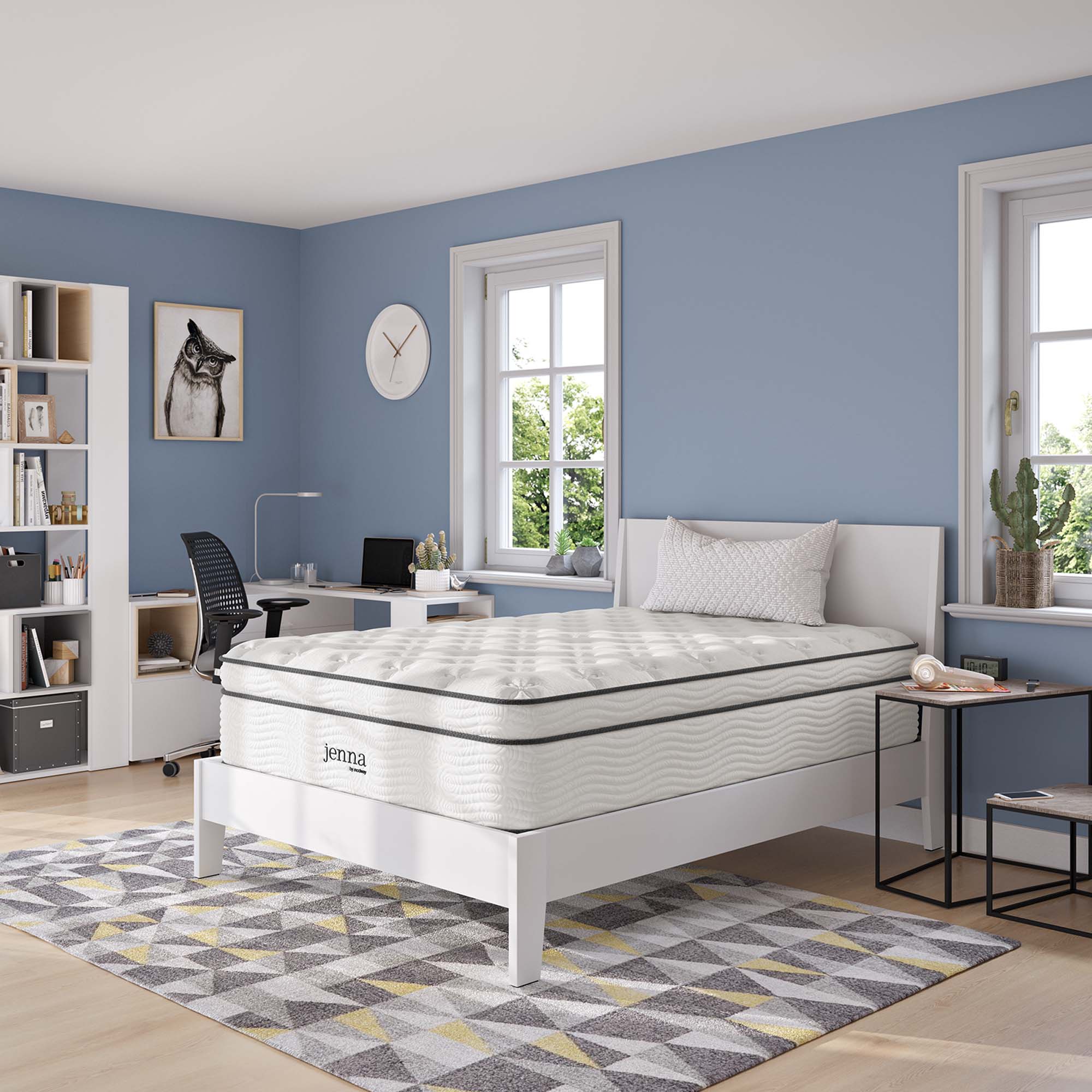 Modway Jenna 14" Innerspring and Foam Full Mattress