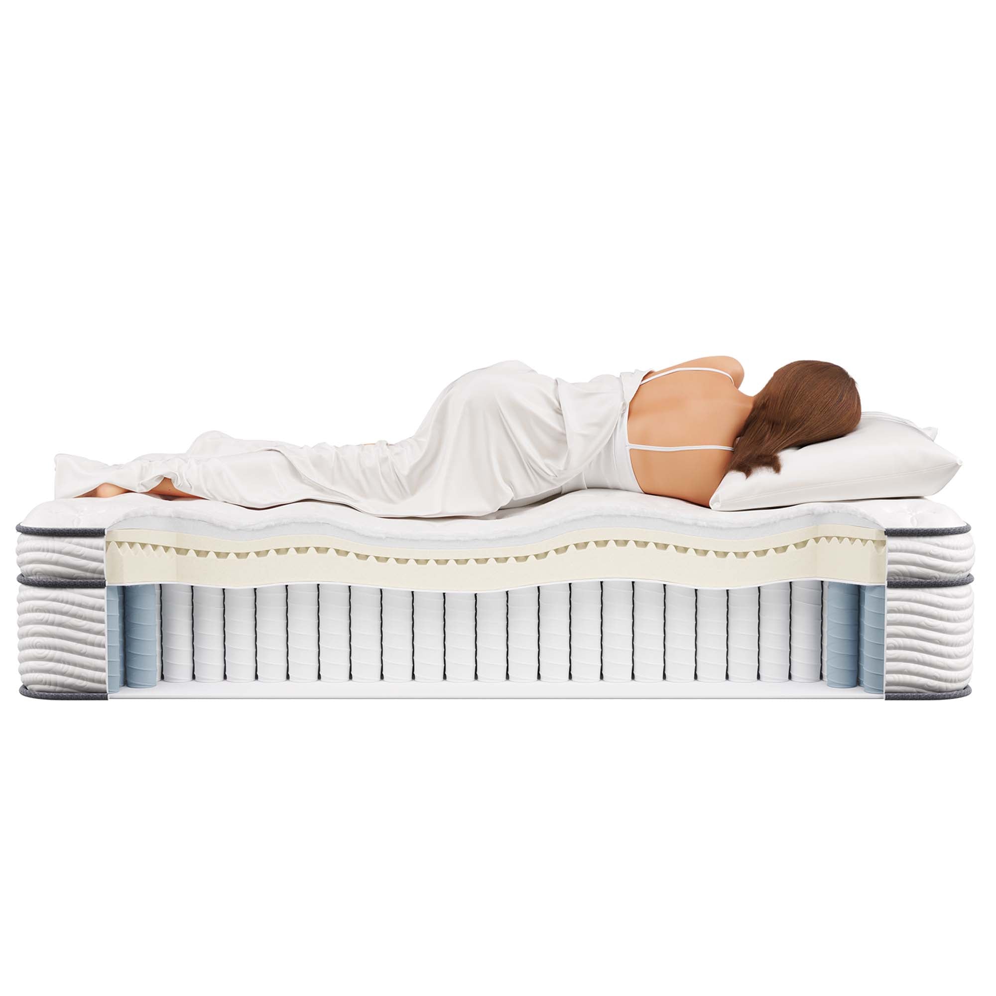 Modway Jenna 14" Innerspring and Foam Full Mattress