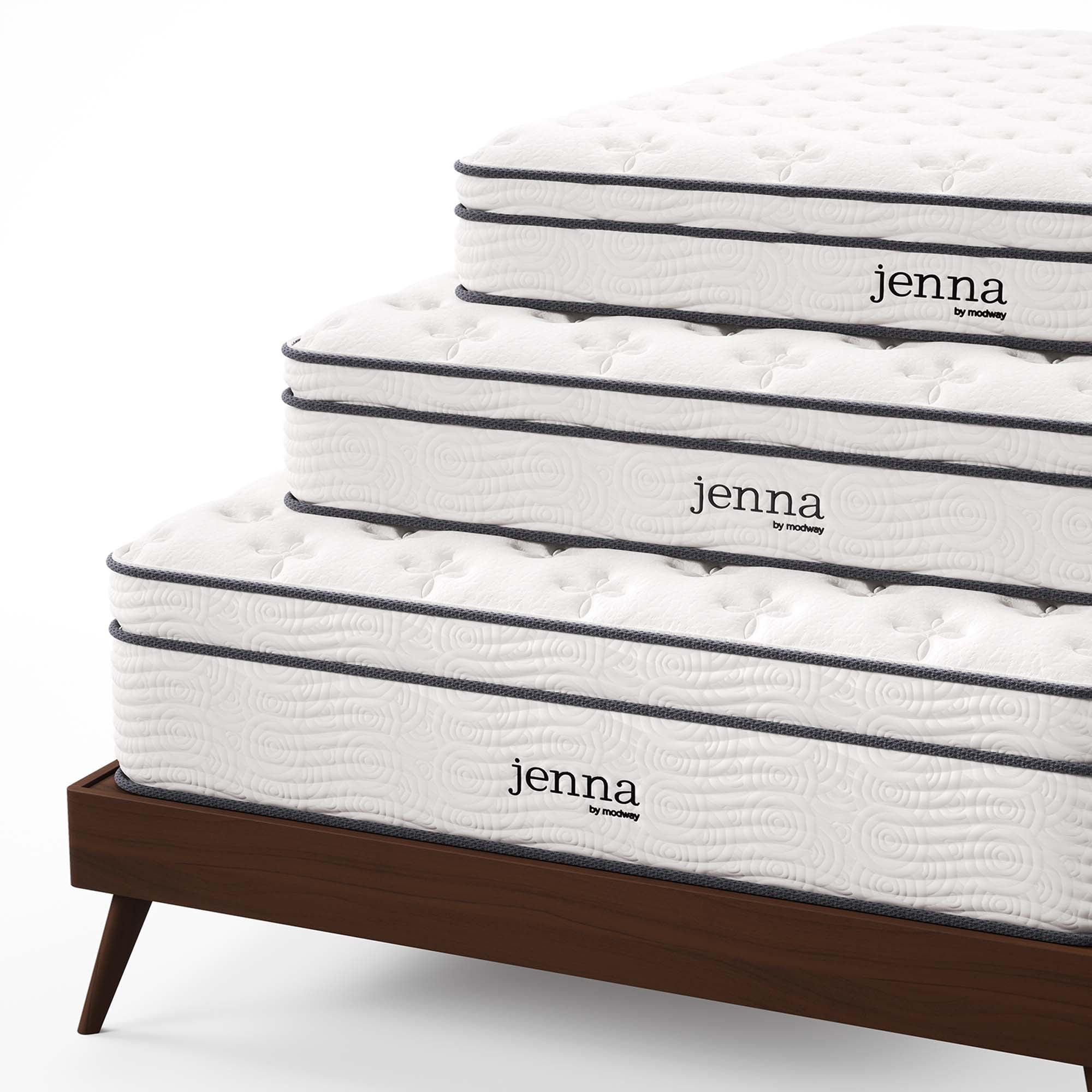 Modway Jenna 14" Innerspring and Foam Queen Mattress