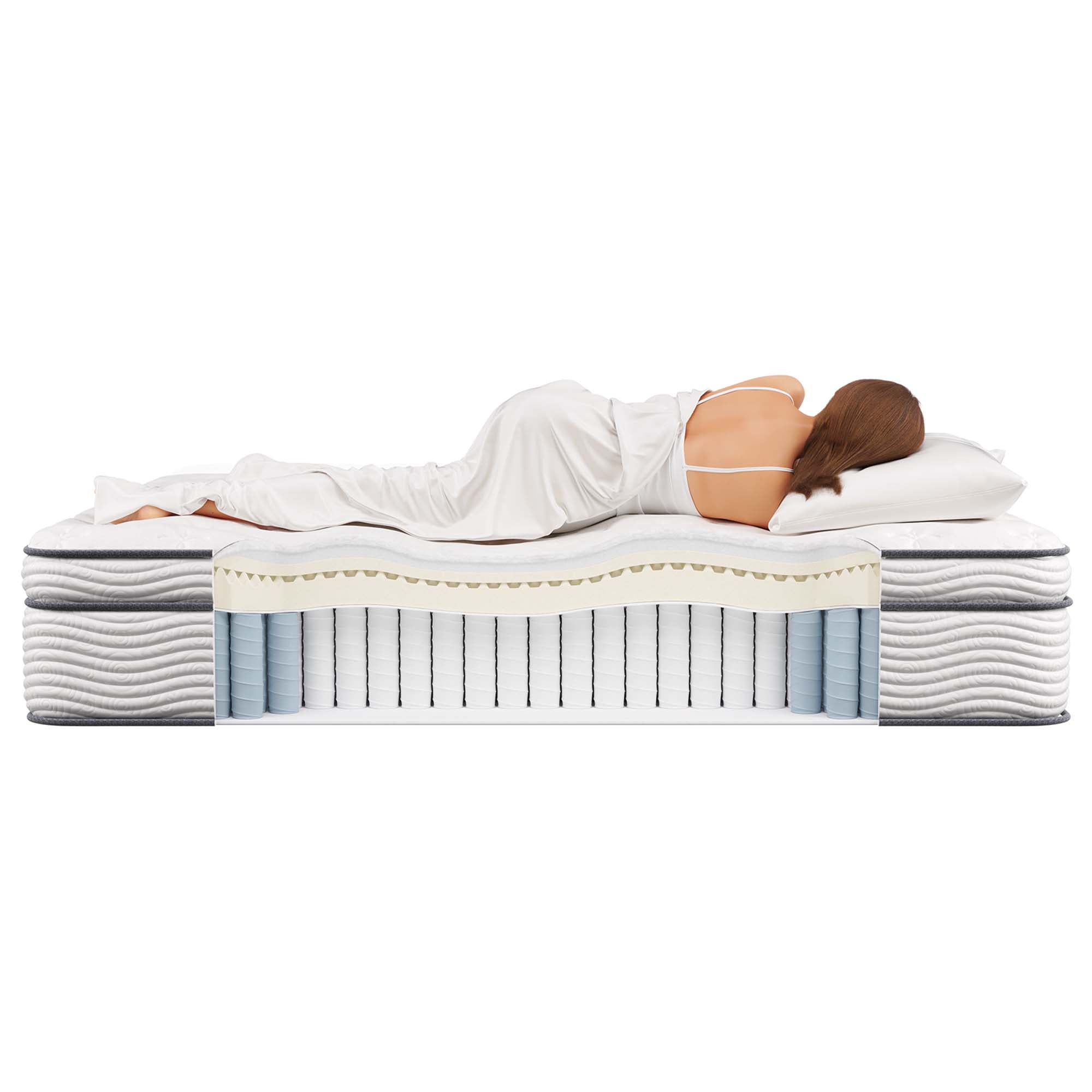 Modway Jenna 14" Innerspring and Foam Queen Mattress
