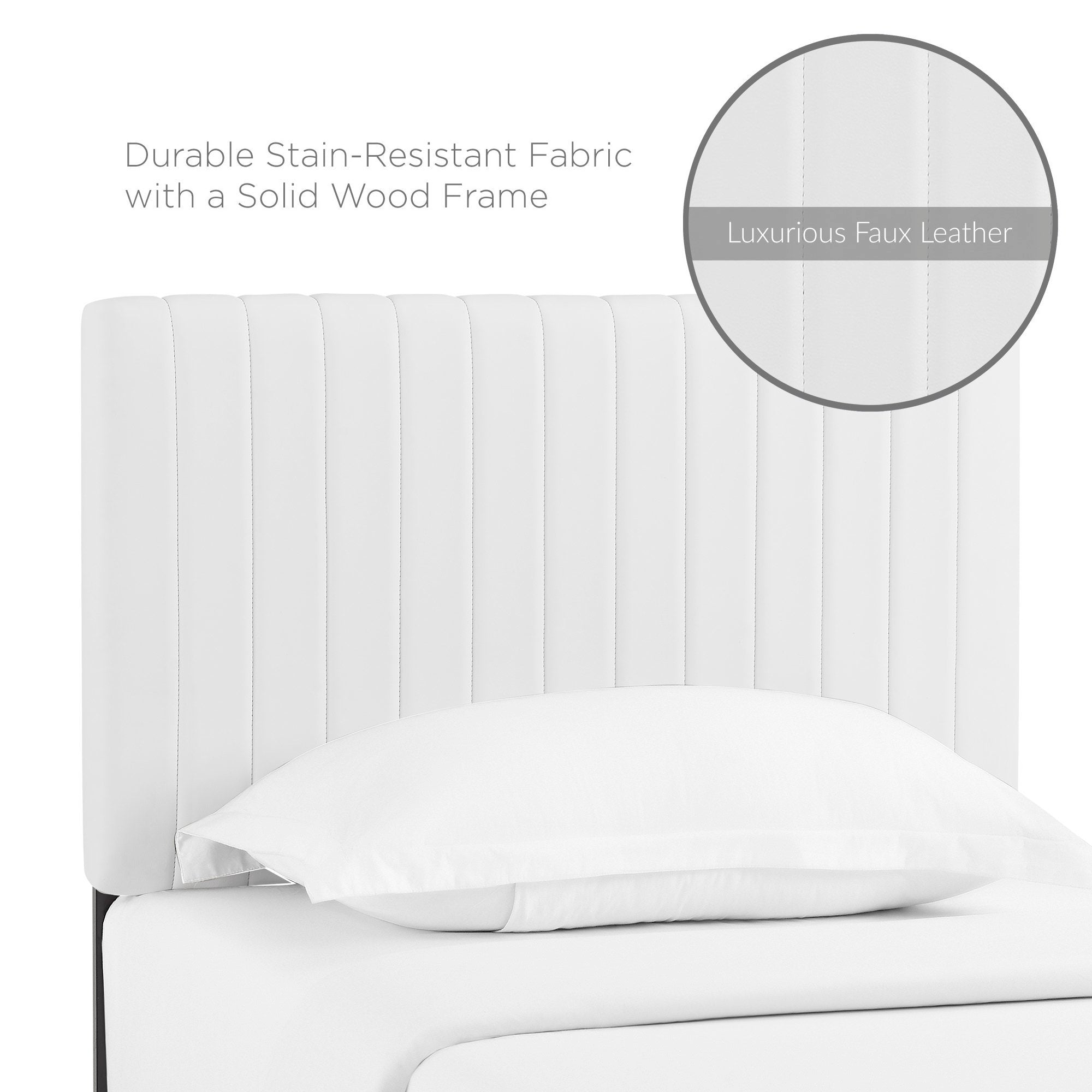 Modway Keira Faux Leather Twin Headboard