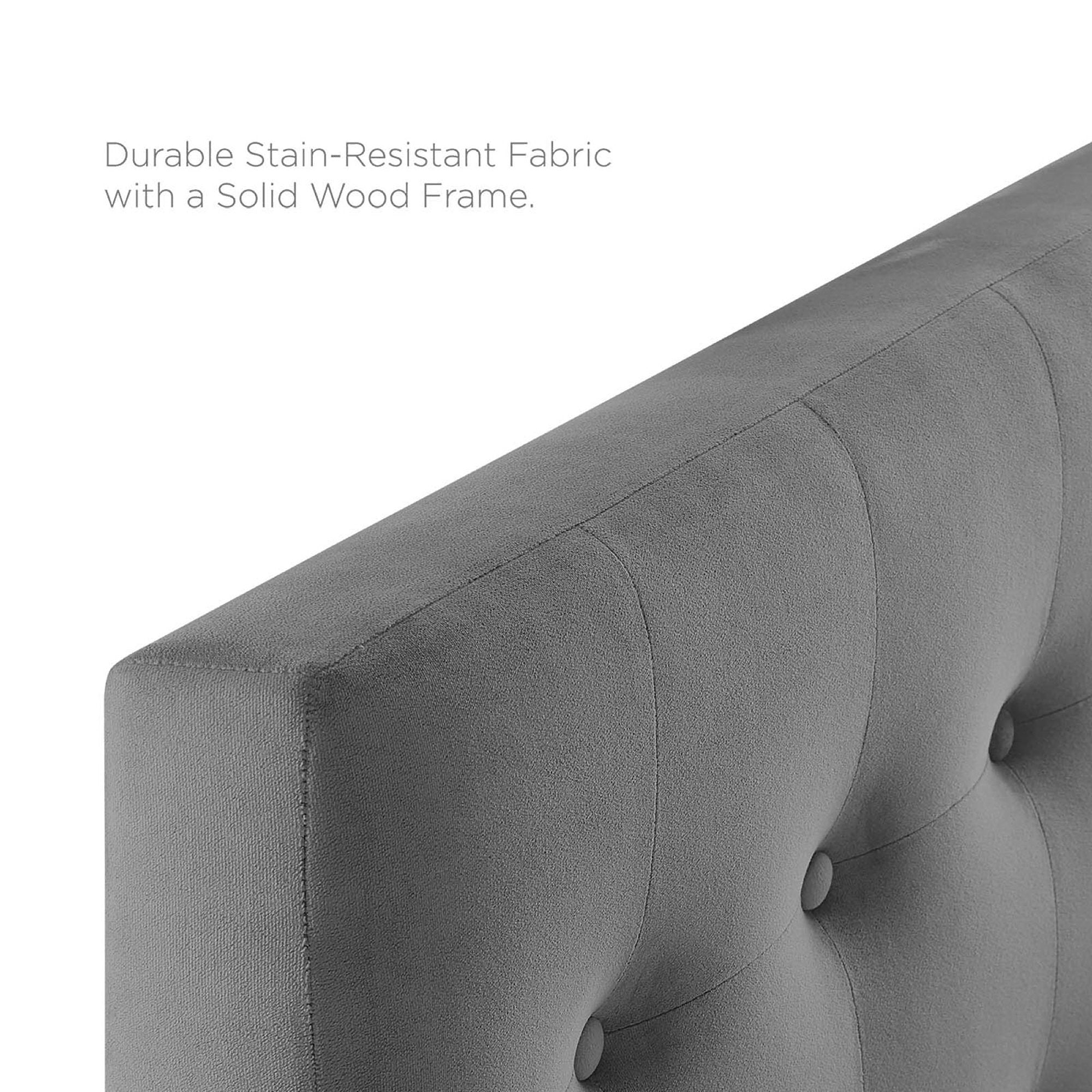 Modway Emily Biscuit Tufted Performance Velvet Twin Headboard