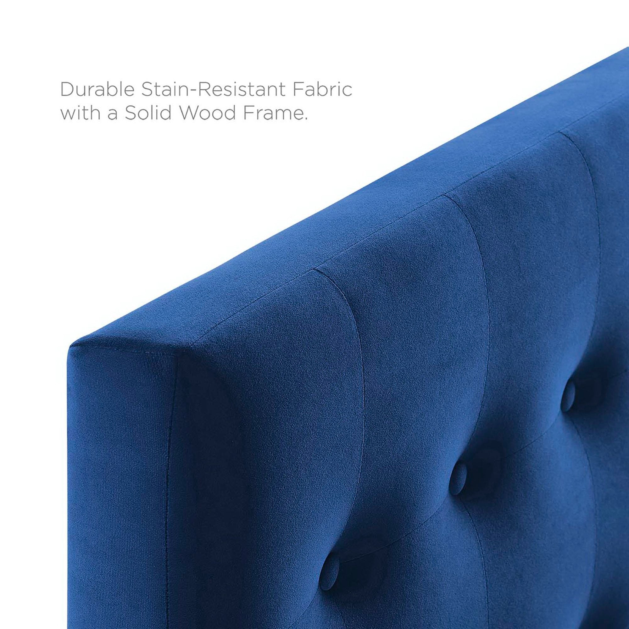 Modway Emily Biscuit Tufted Performance Velvet Twin Headboard