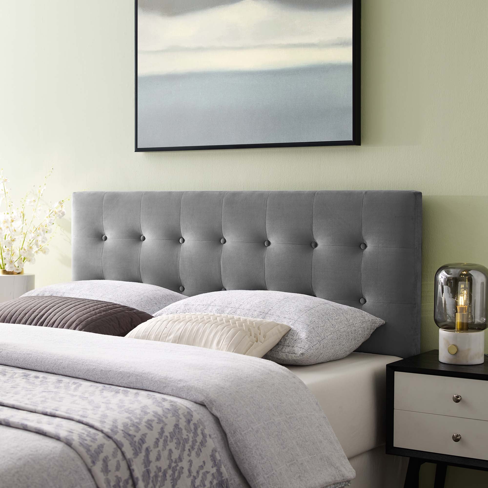 Modway Emily Biscuit Tufted Performance Velvet Full Headboard