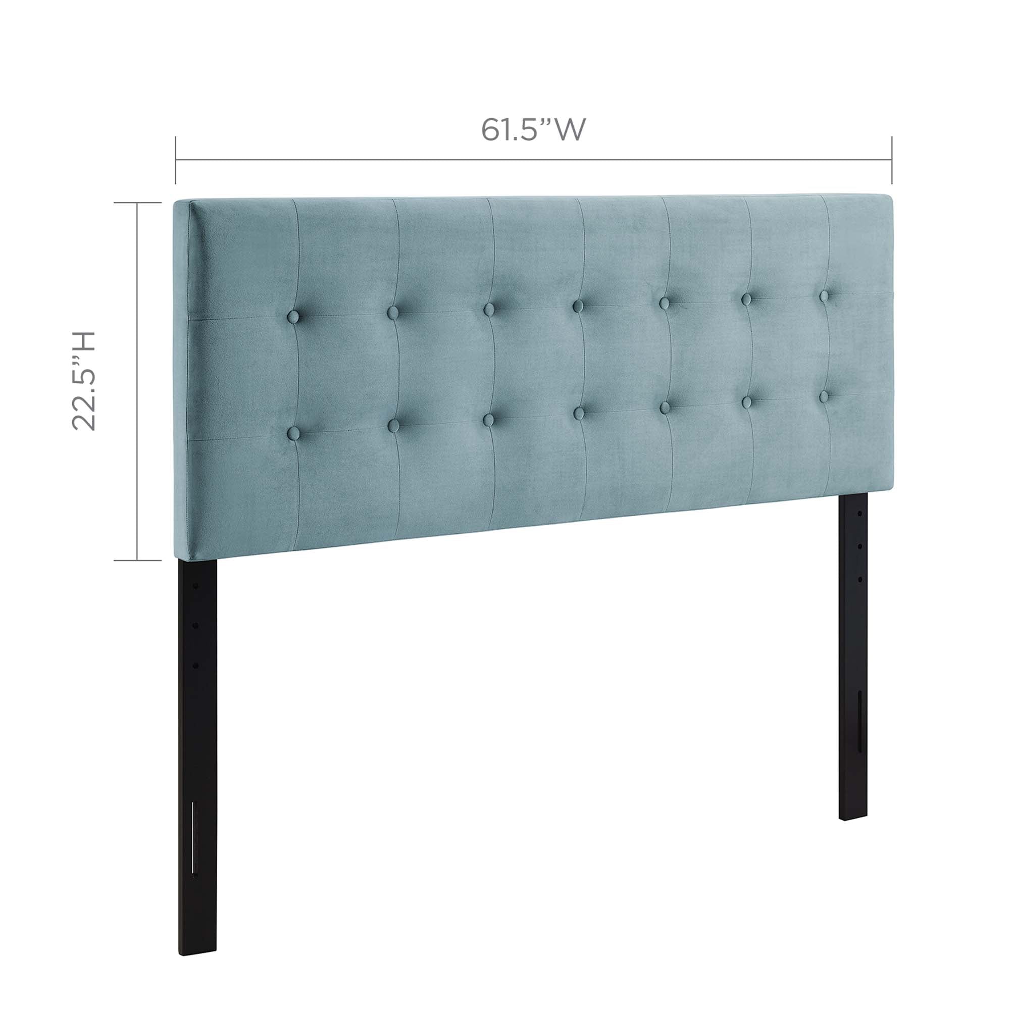 Modway Emily Biscuit Tufted Performance Velvet Queen Headboard