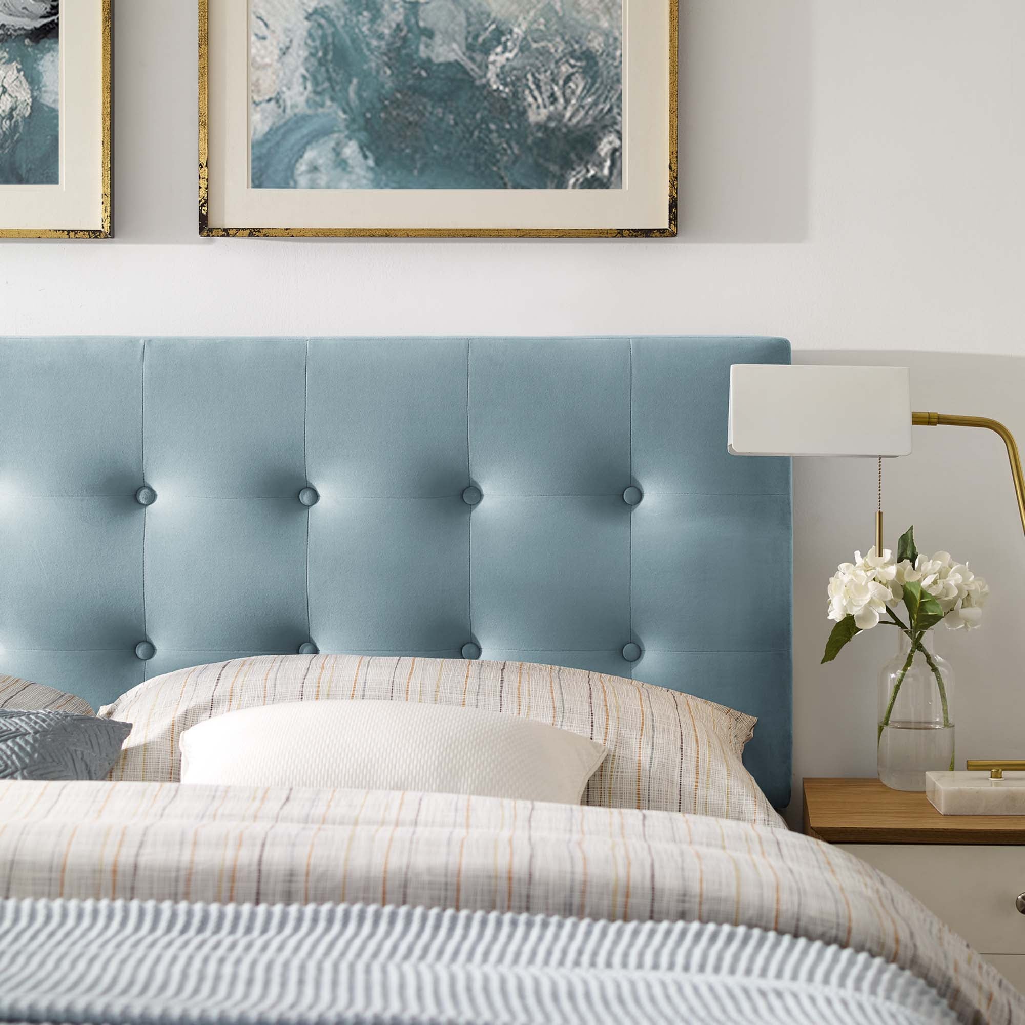 Modway Emily Biscuit Tufted Performance Velvet Queen Headboard